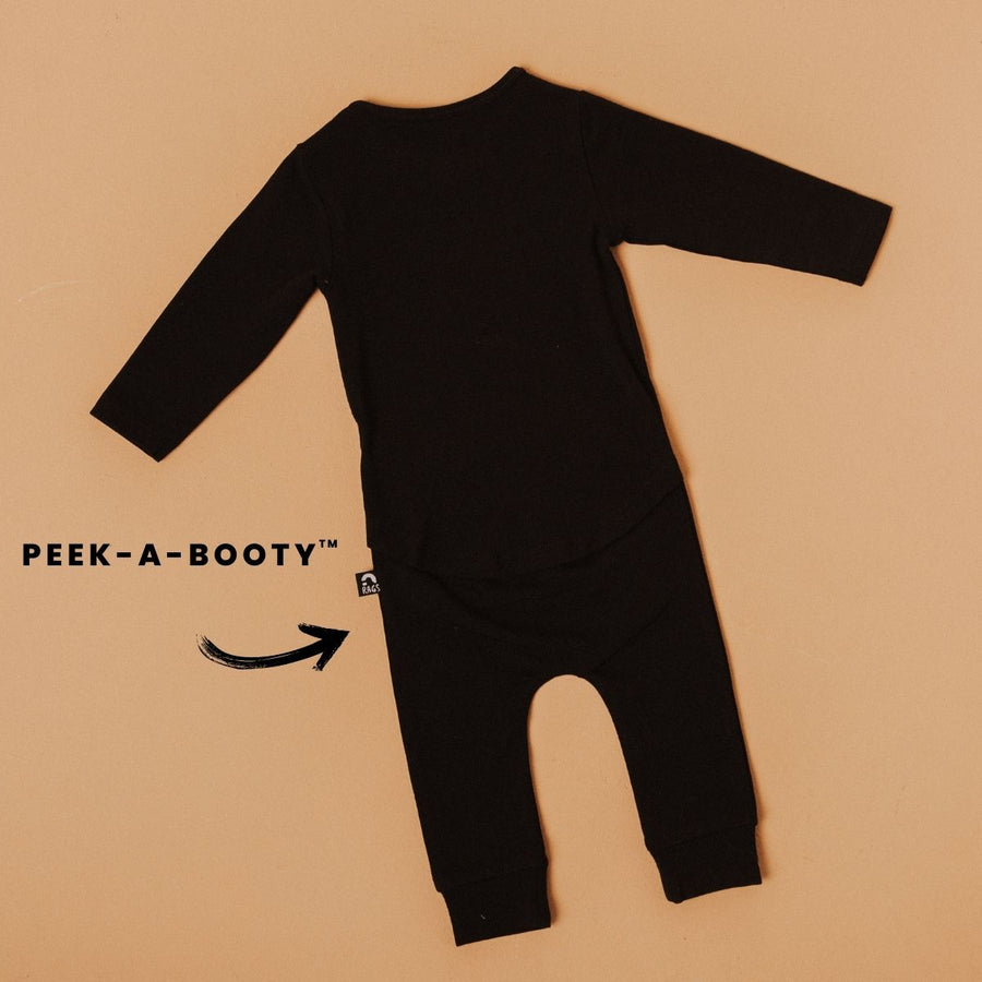 Infant Peekabooty™ Rag Romper - 'Full Body Skelly (FINAL SALE)'