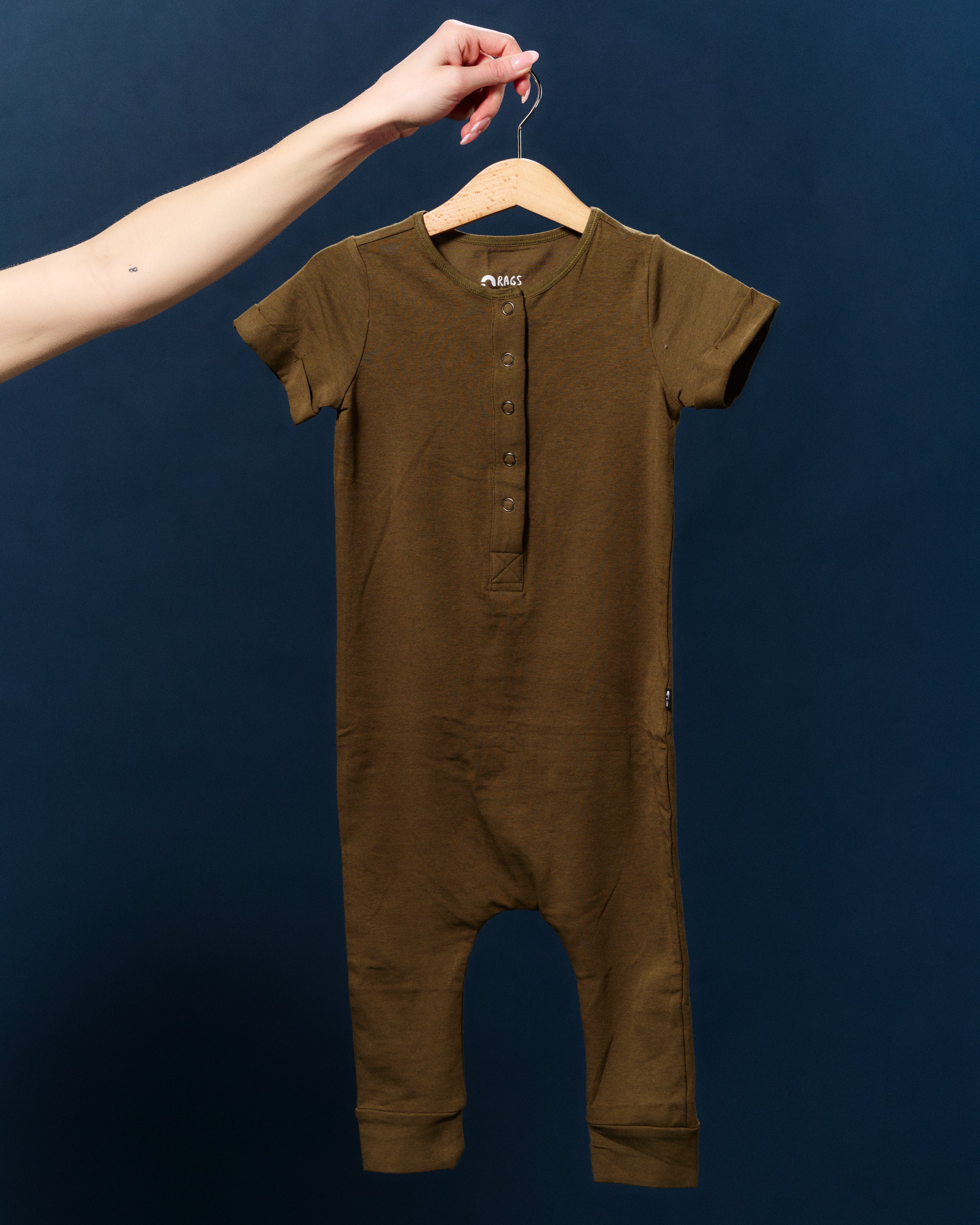 Essentials Rag Romper - Olive