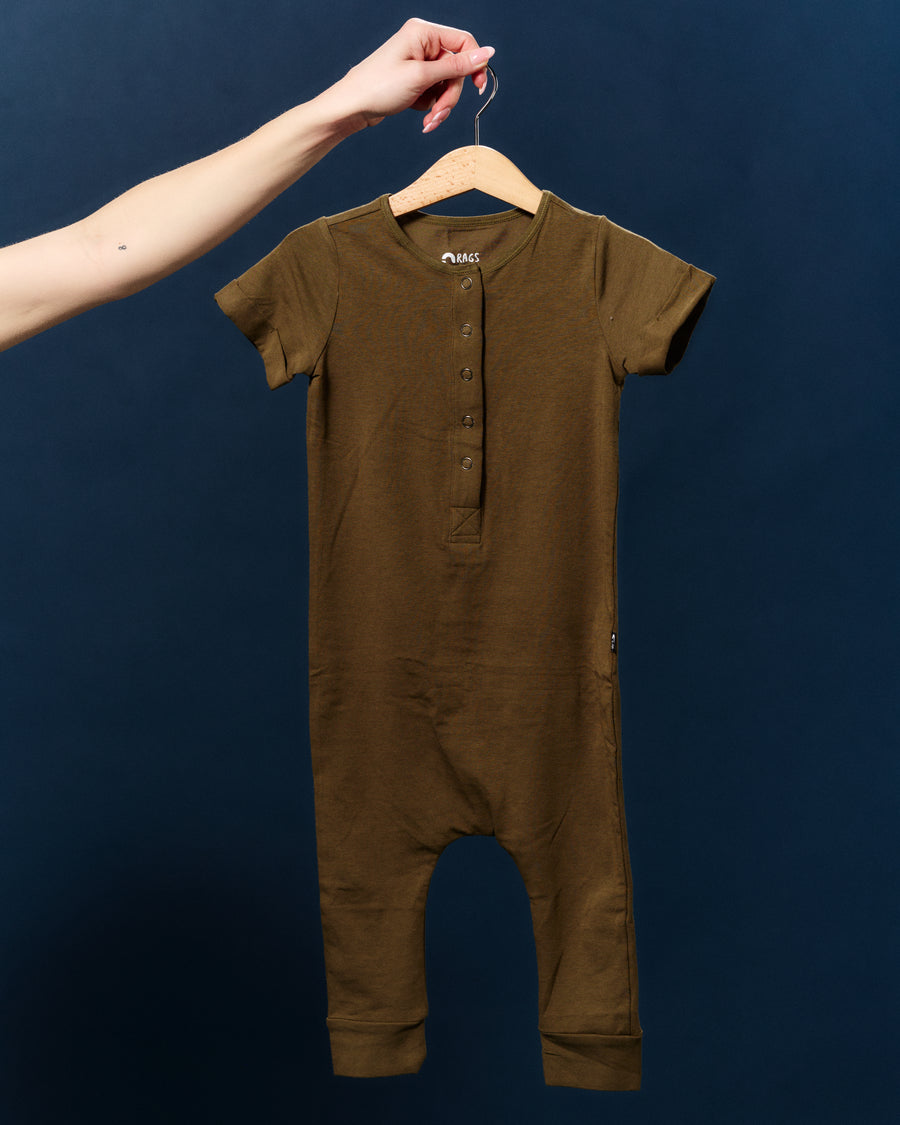 Essentials Rag Romper - Olive