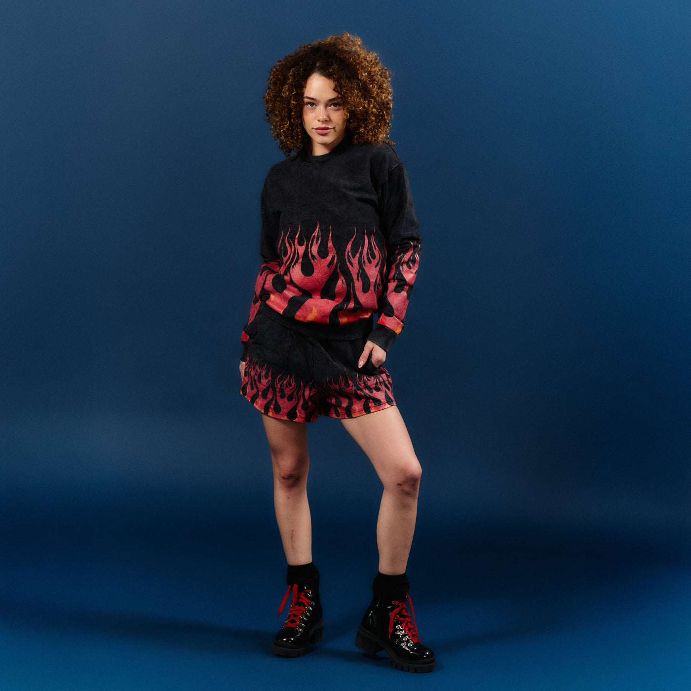Adult Unisex Crewneck - Flames