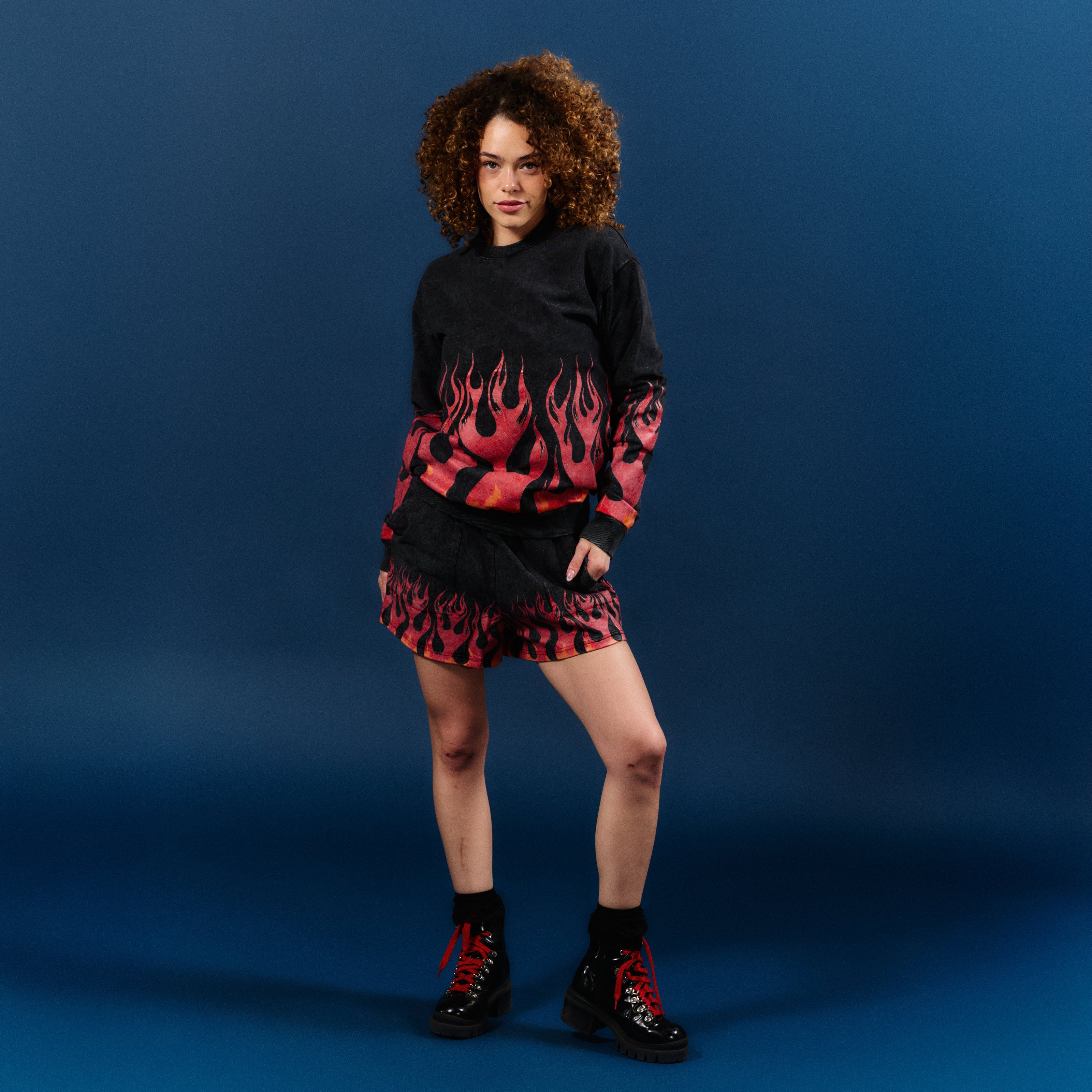Adult Unisex Crewneck - Flames