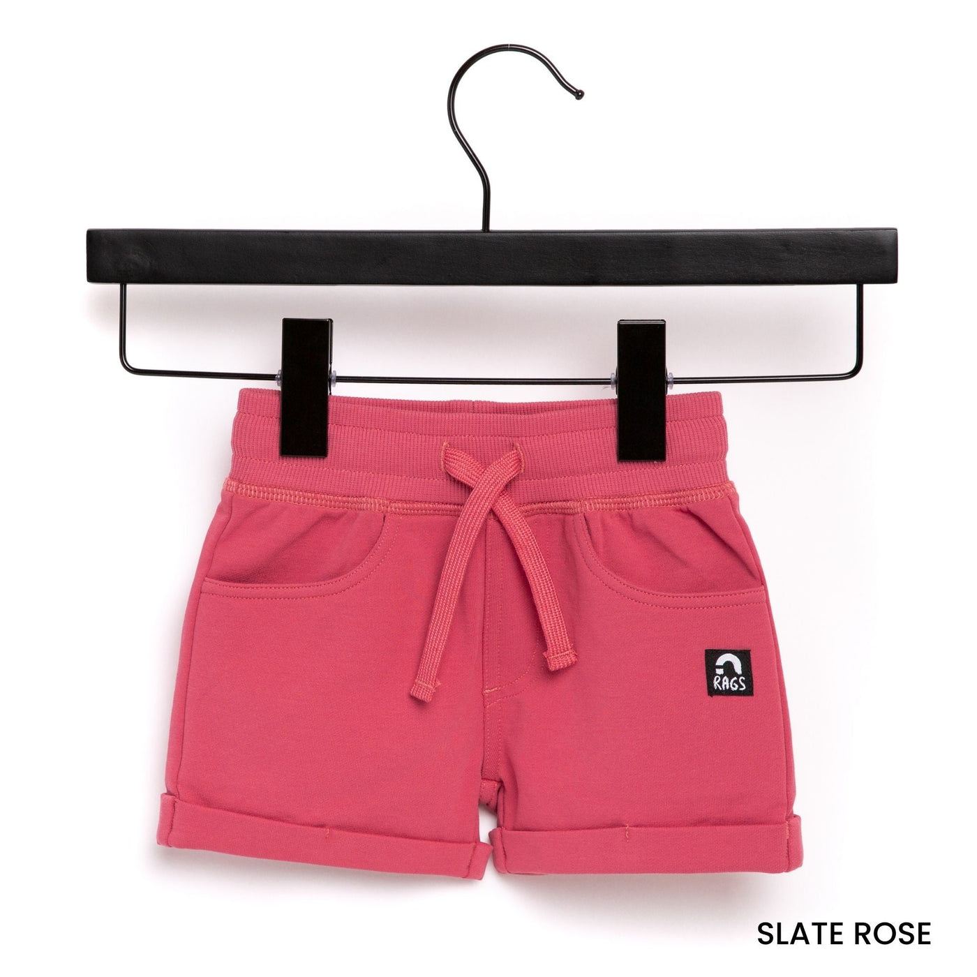 Essentials Shorts with Rolled Hem - 'Hot Pink'