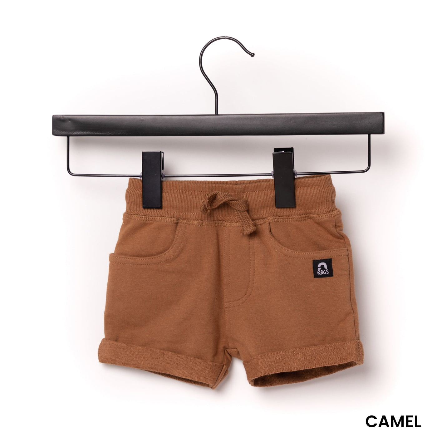 Essentials Shorts with Rolled Hem - 'Camel'
