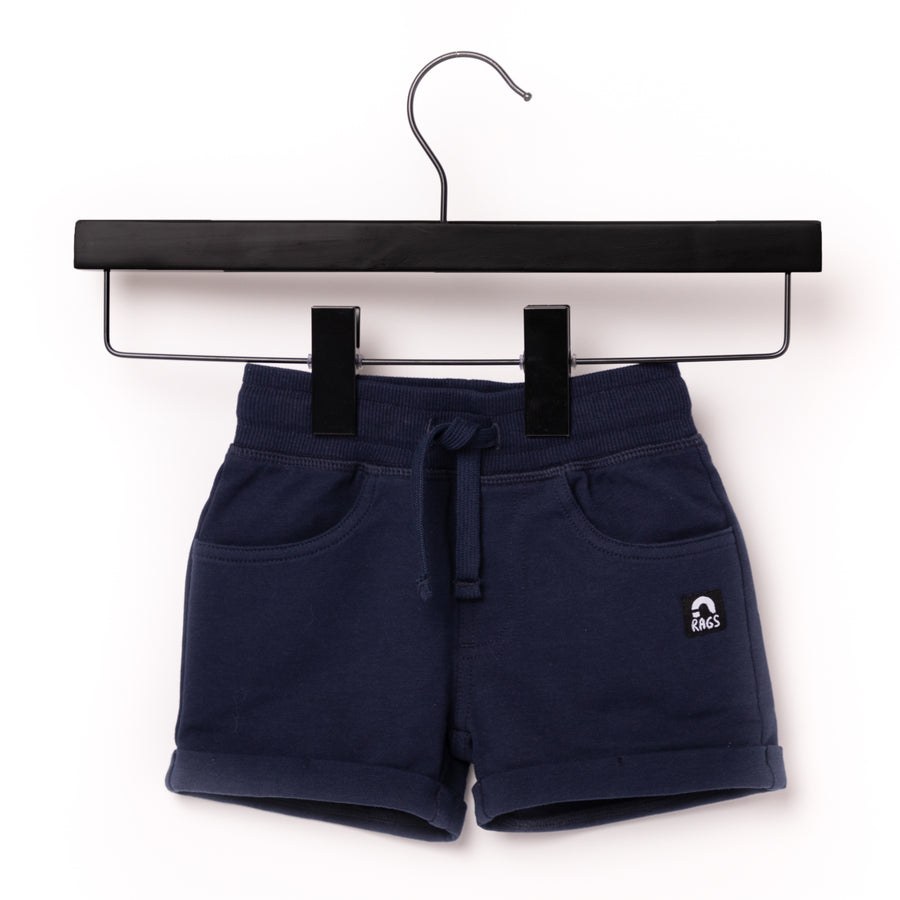 Essentials Shorts with Rolled Hem - 'Navy'