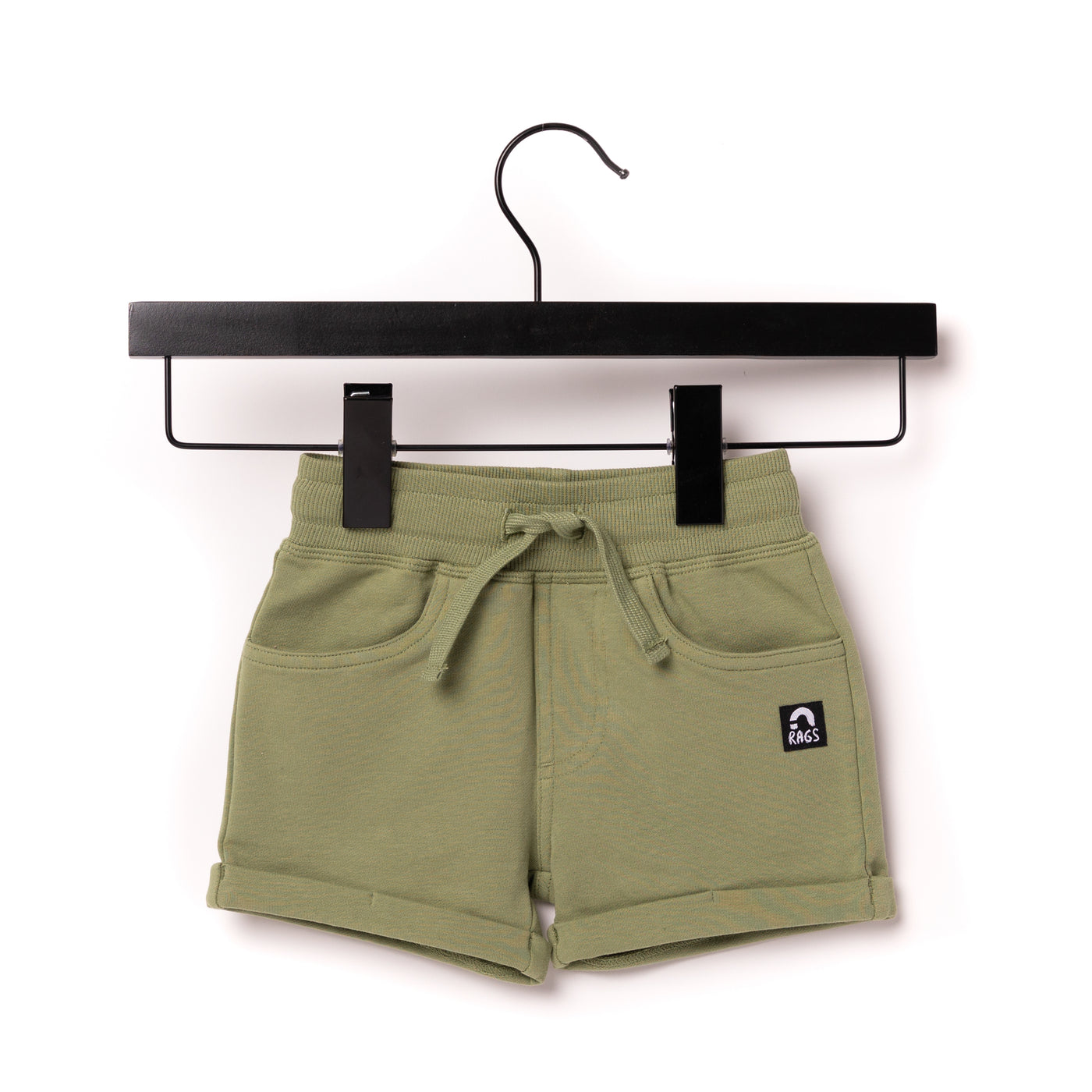 Essentials Shorts with Rolled Hem - 'Olive (FINAL SALE)'