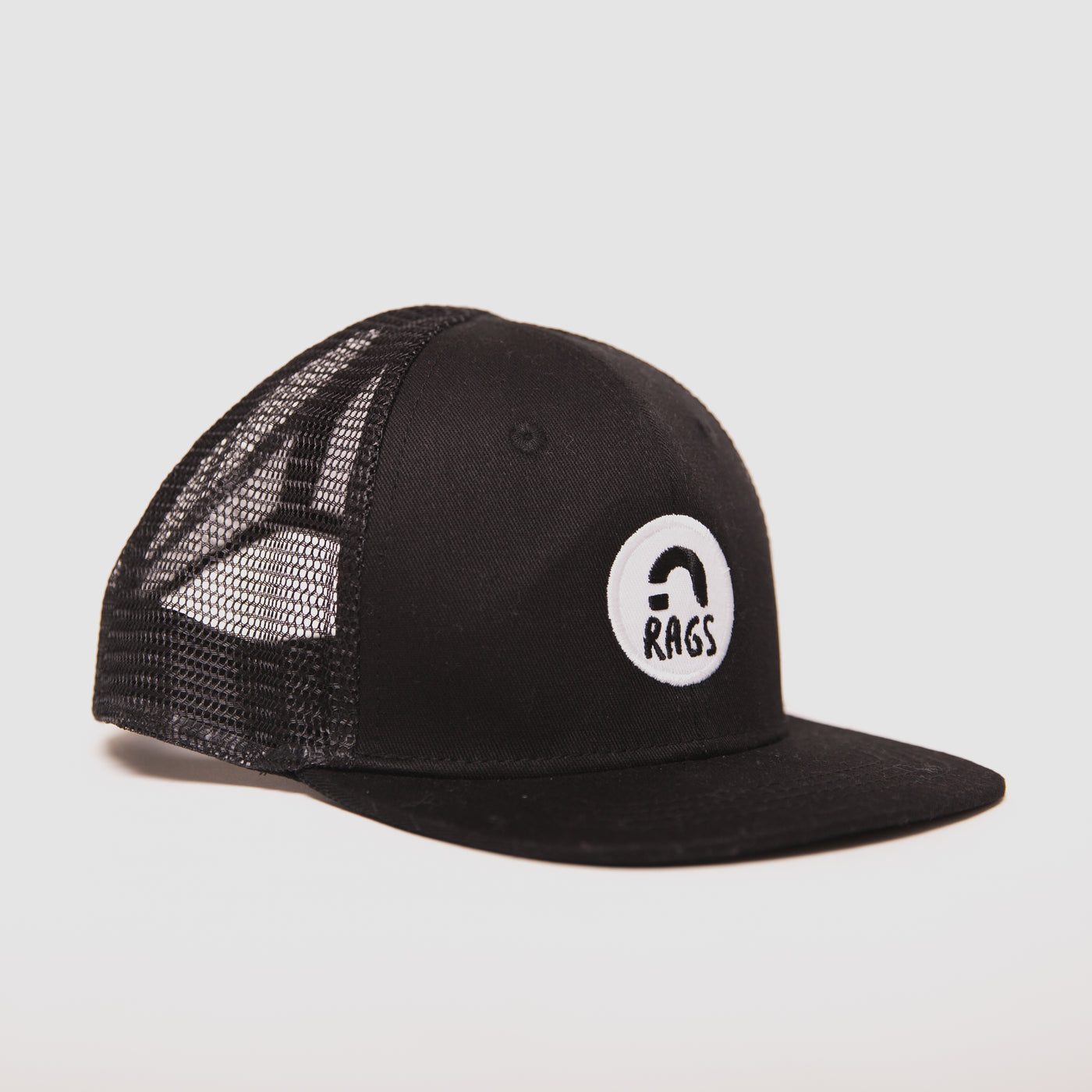 Toddler Snapback Hat - RAGS Black