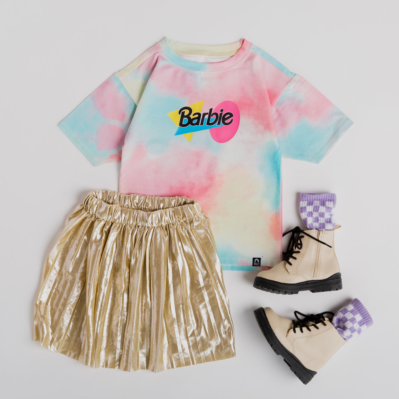 Drop Shoulder Tee - 80's Barbie