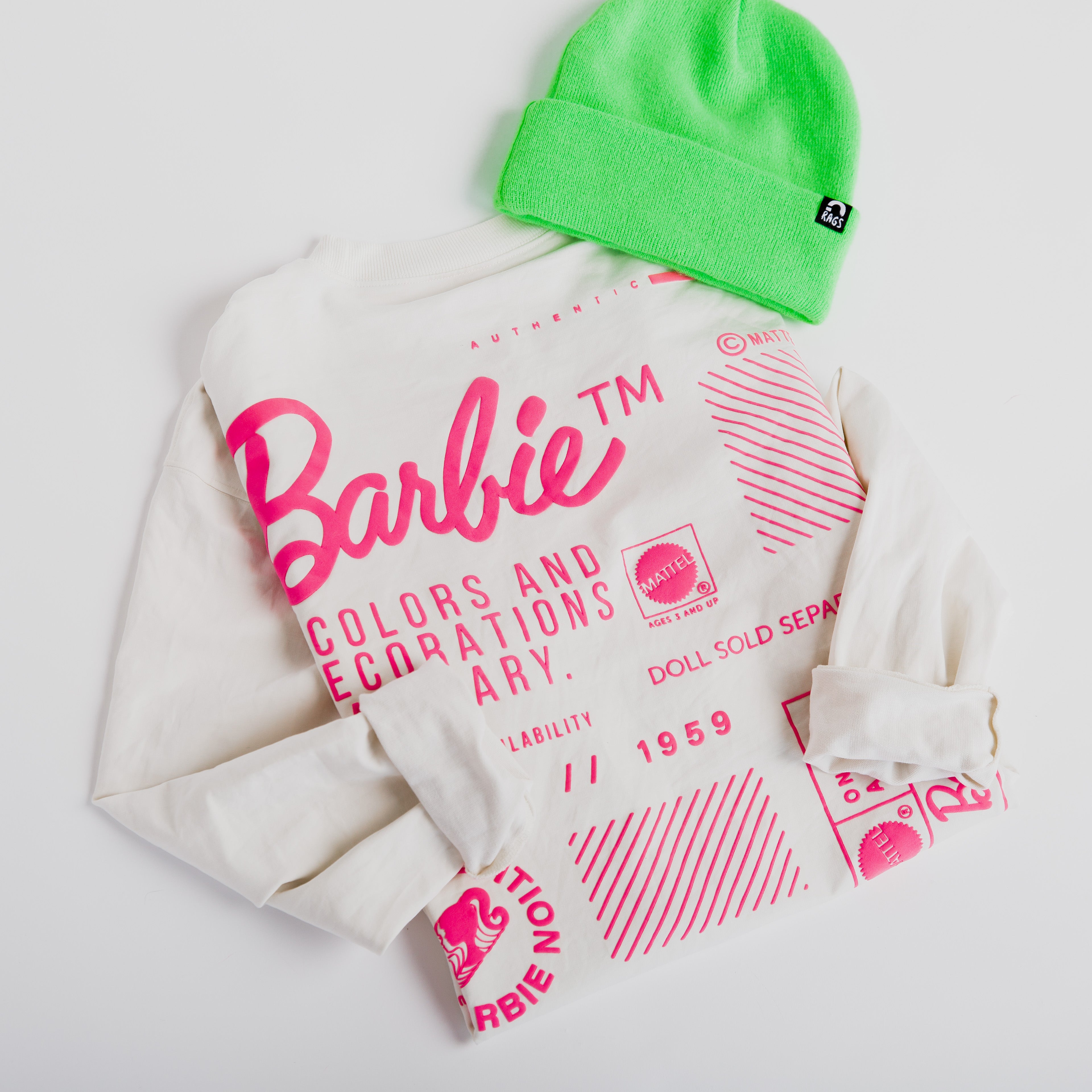 Women's Barbie Sweatshirt | Women's Tops | RAGS.COM · RAGS.com