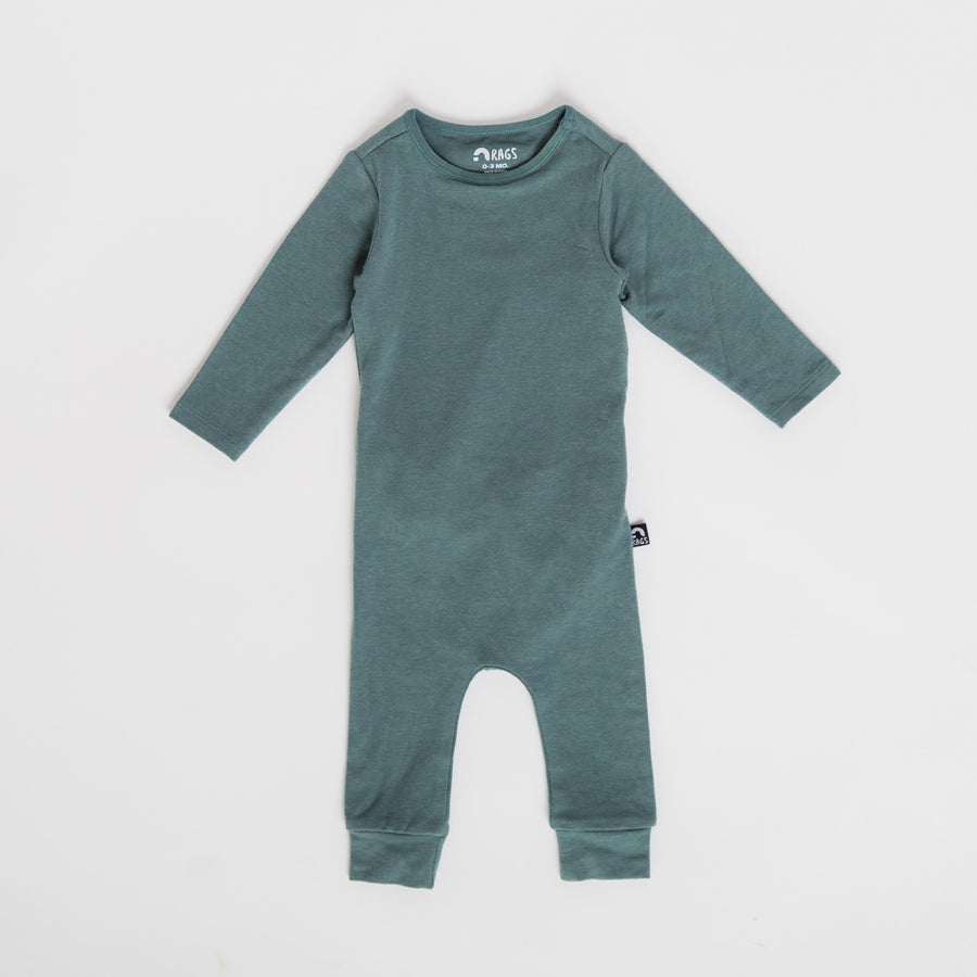 Essentials Peekabooty™ Rag Romper - Goblin Blue