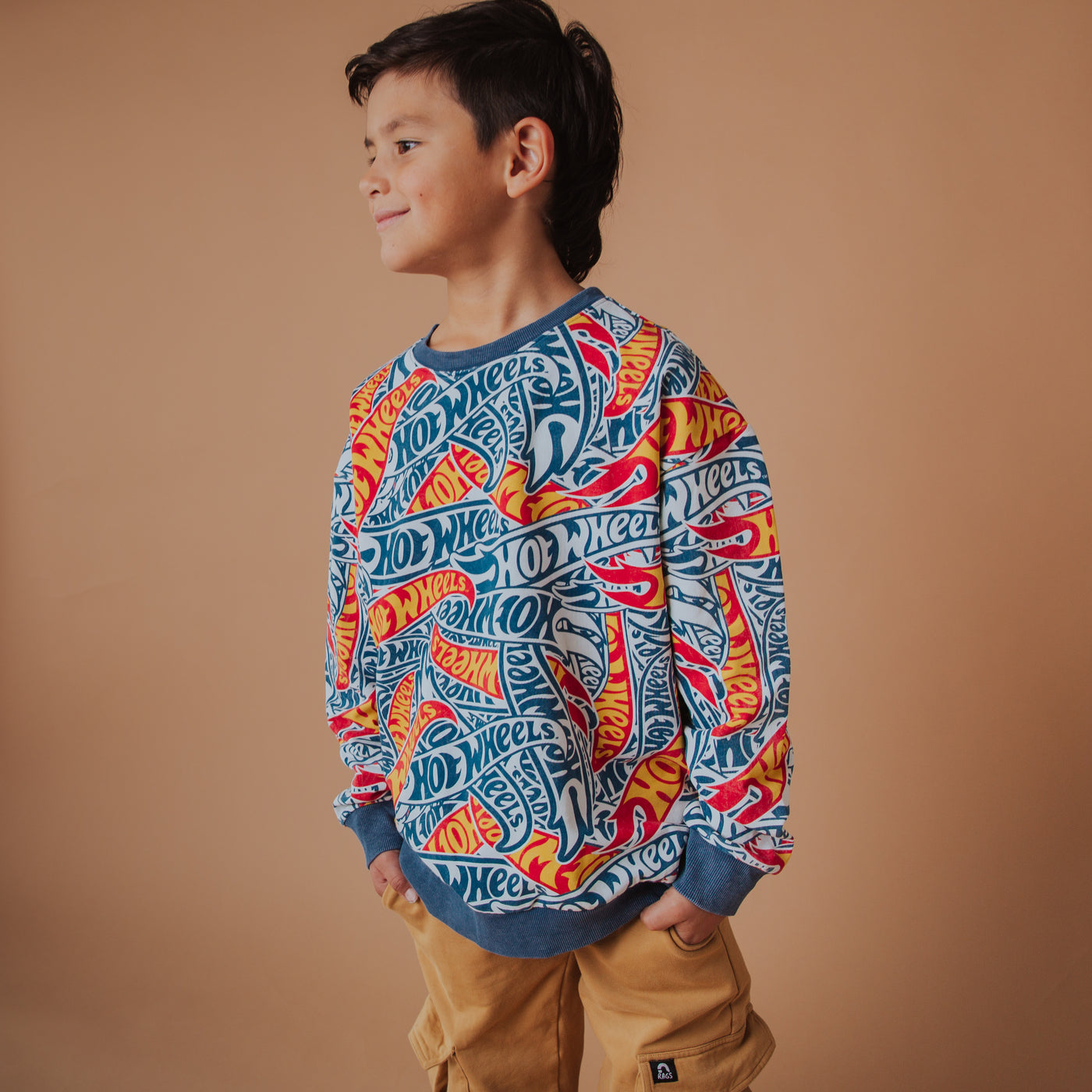 Drop Shoulder Crewneck - Hot Wheels™ All Over Print