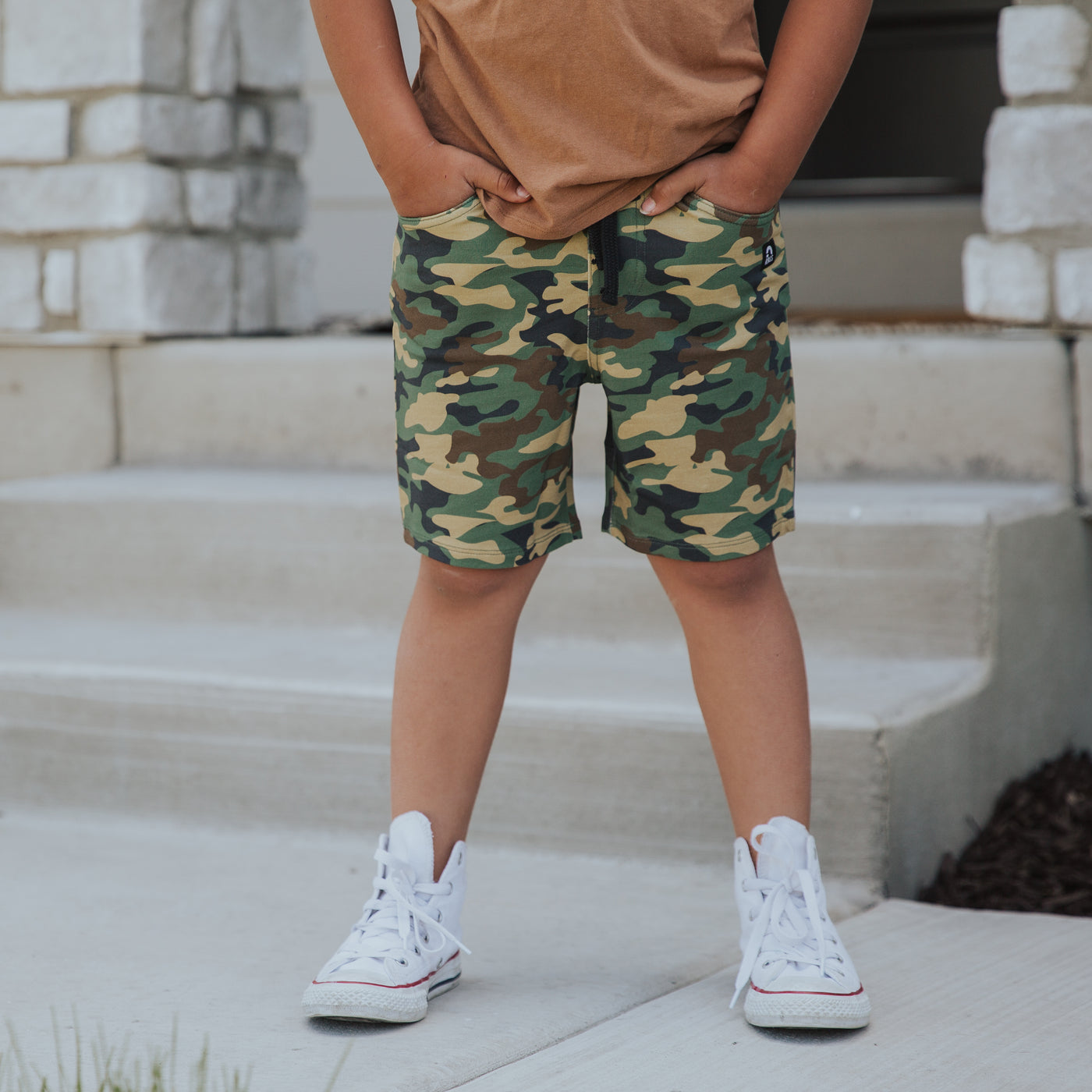 Kid's Shorts - Camo