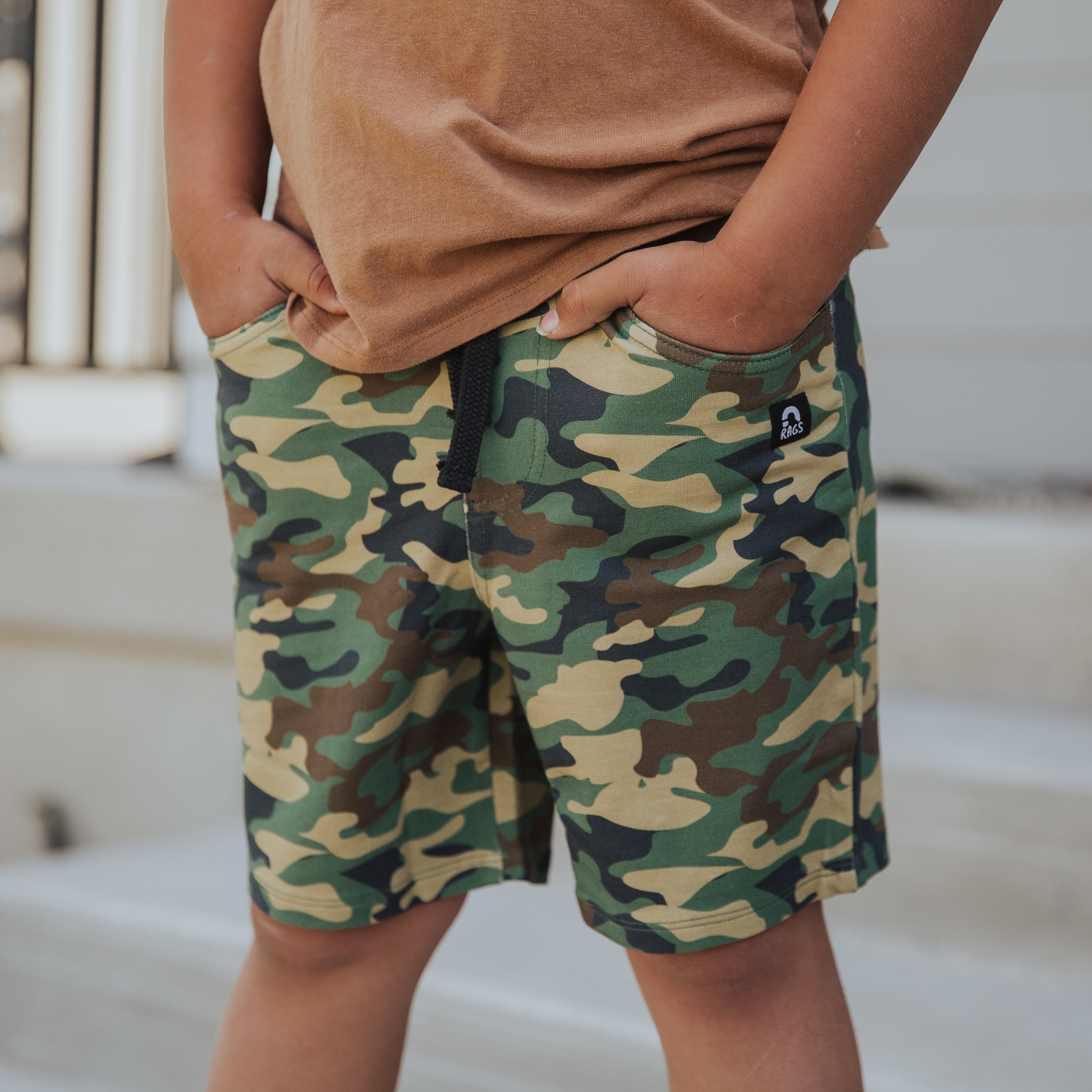 Kid's Shorts - Camo