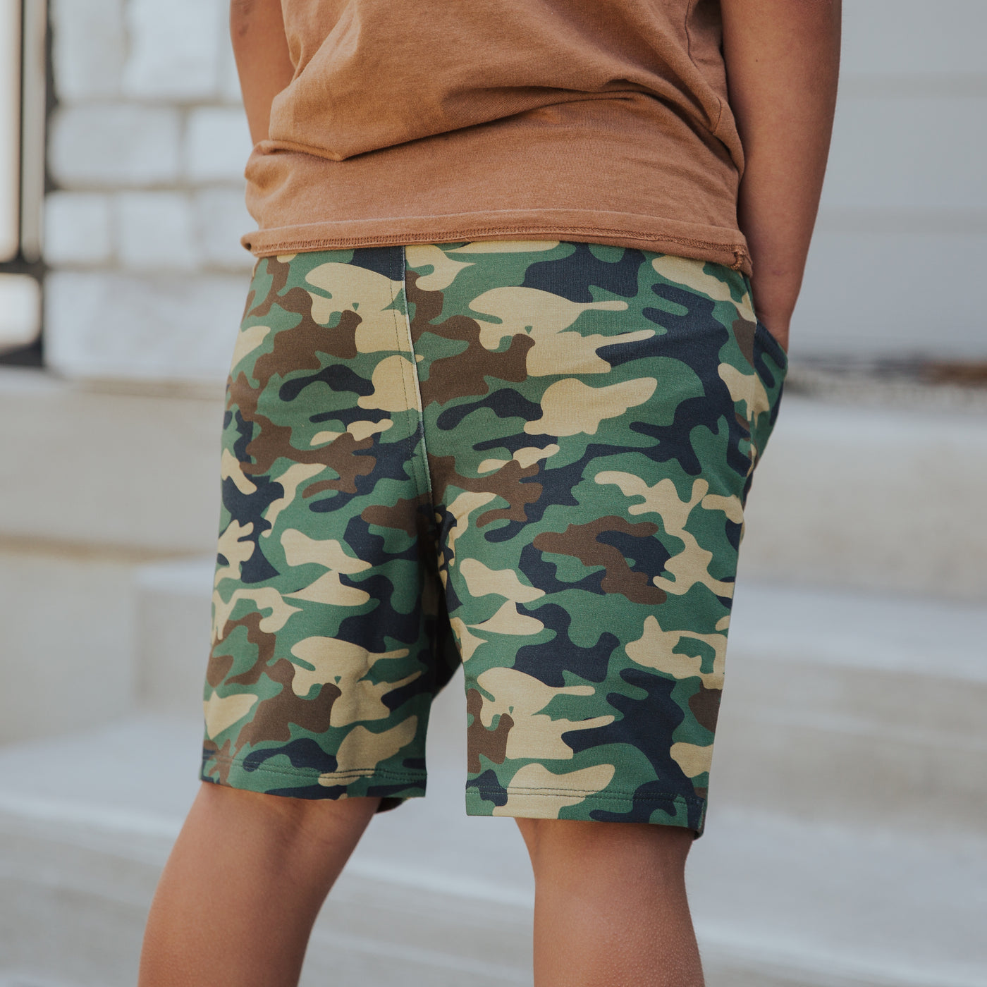 Kid's Shorts - Camo