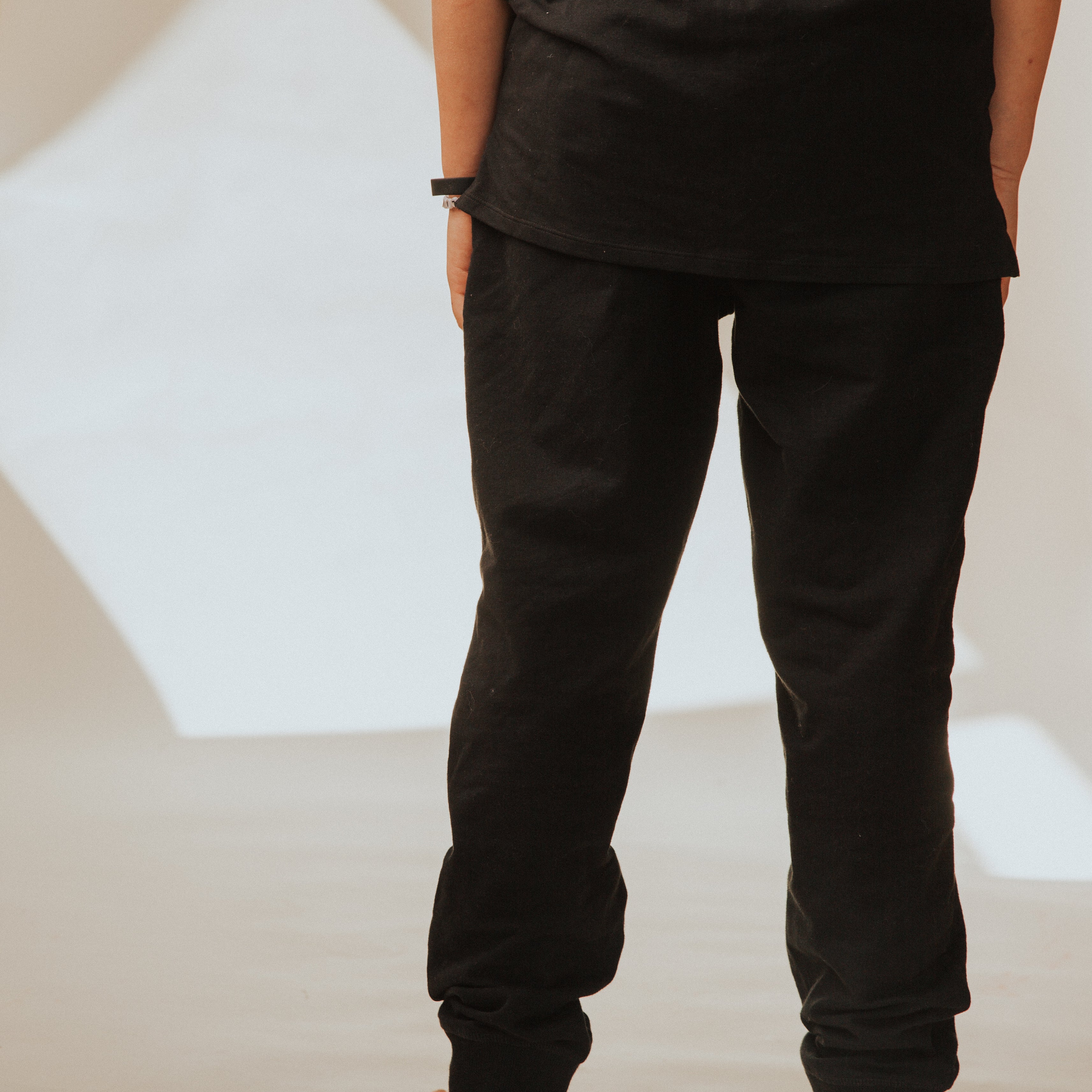 Relaxed Fit Joggers - 'Skelly' - Black