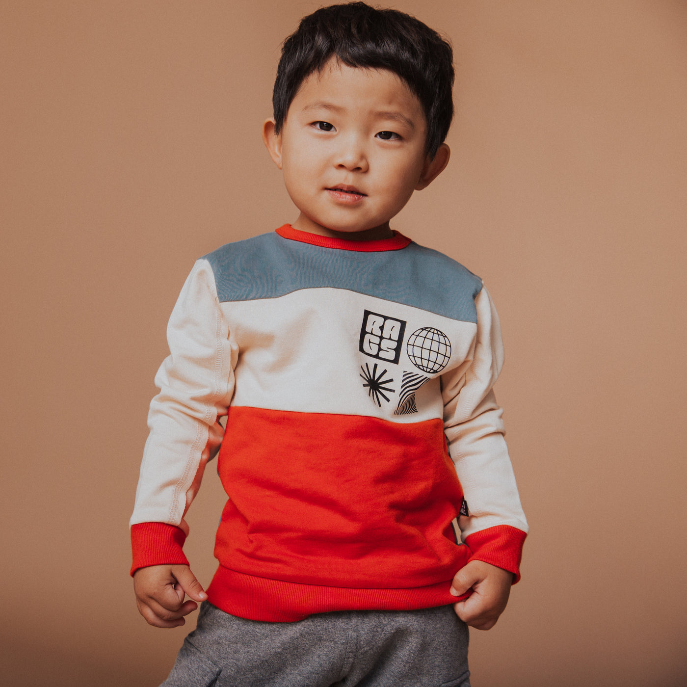 Kids Sweatshirt - 'Geometric Shapes'