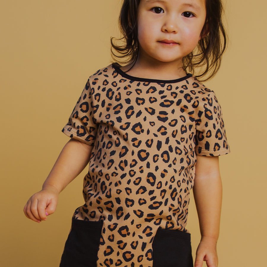 Rag Romper - Leopard