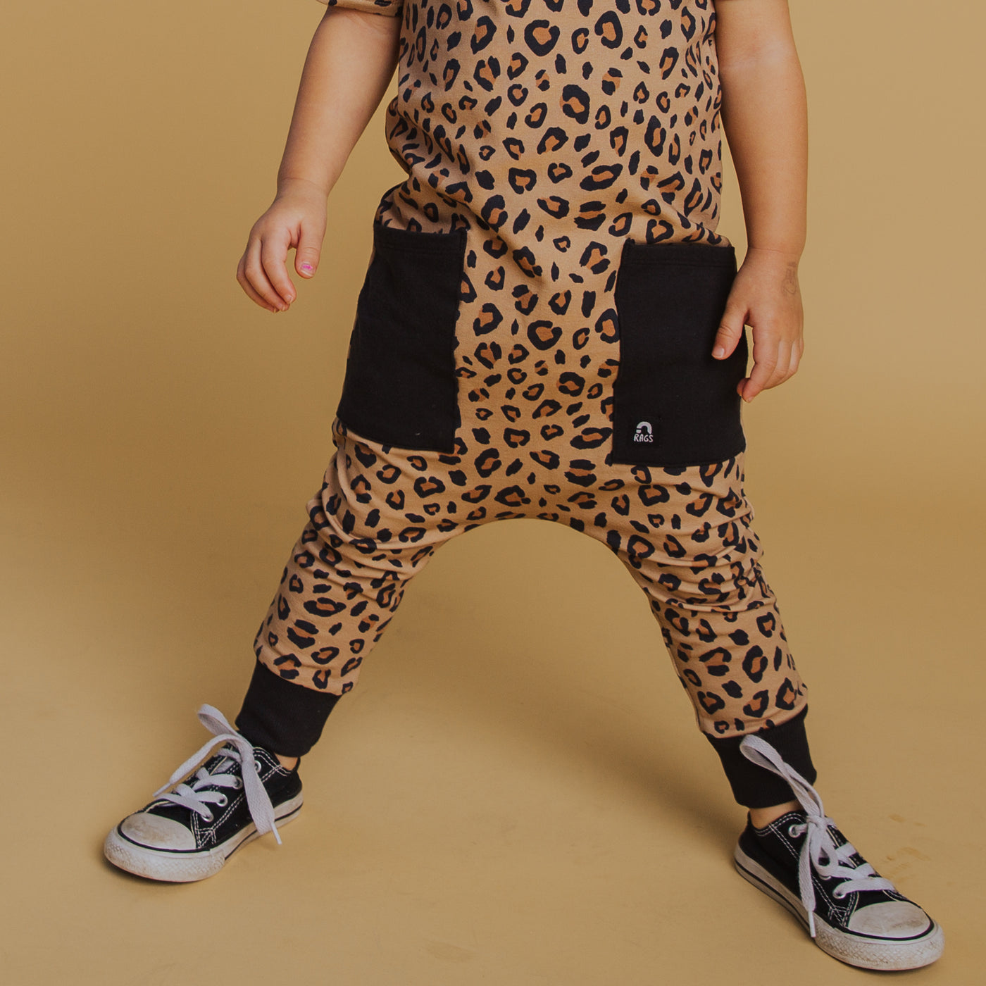 Rag Romper - Leopard