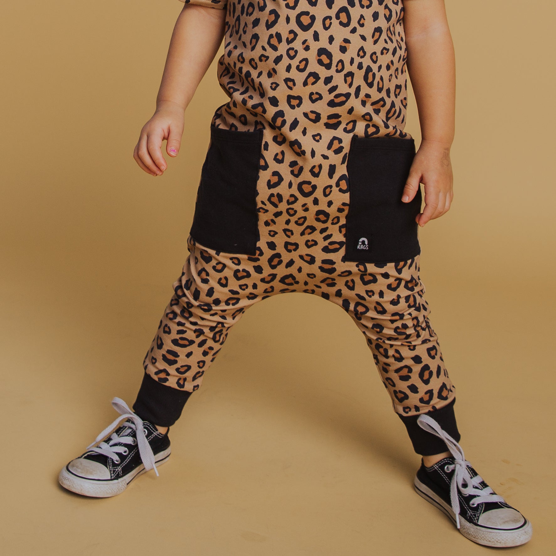 Rag Romper - Leopard