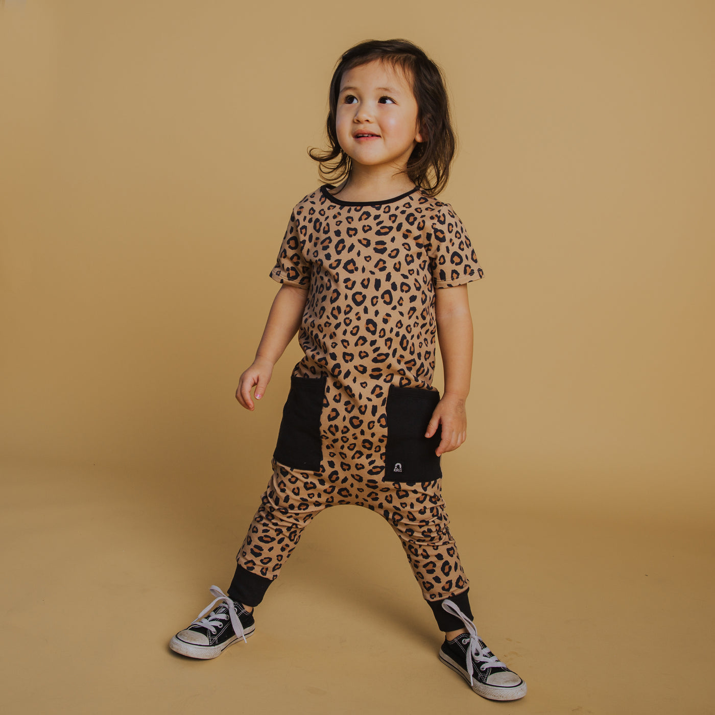 Rag Romper - Leopard