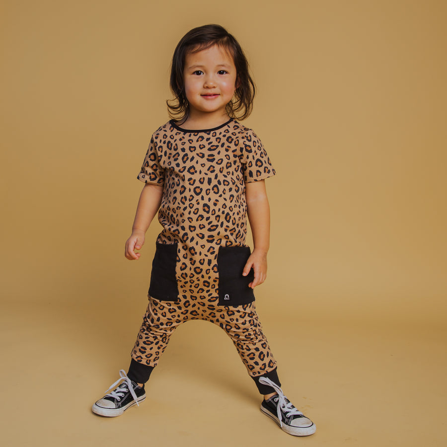 Rag Romper - Leopard