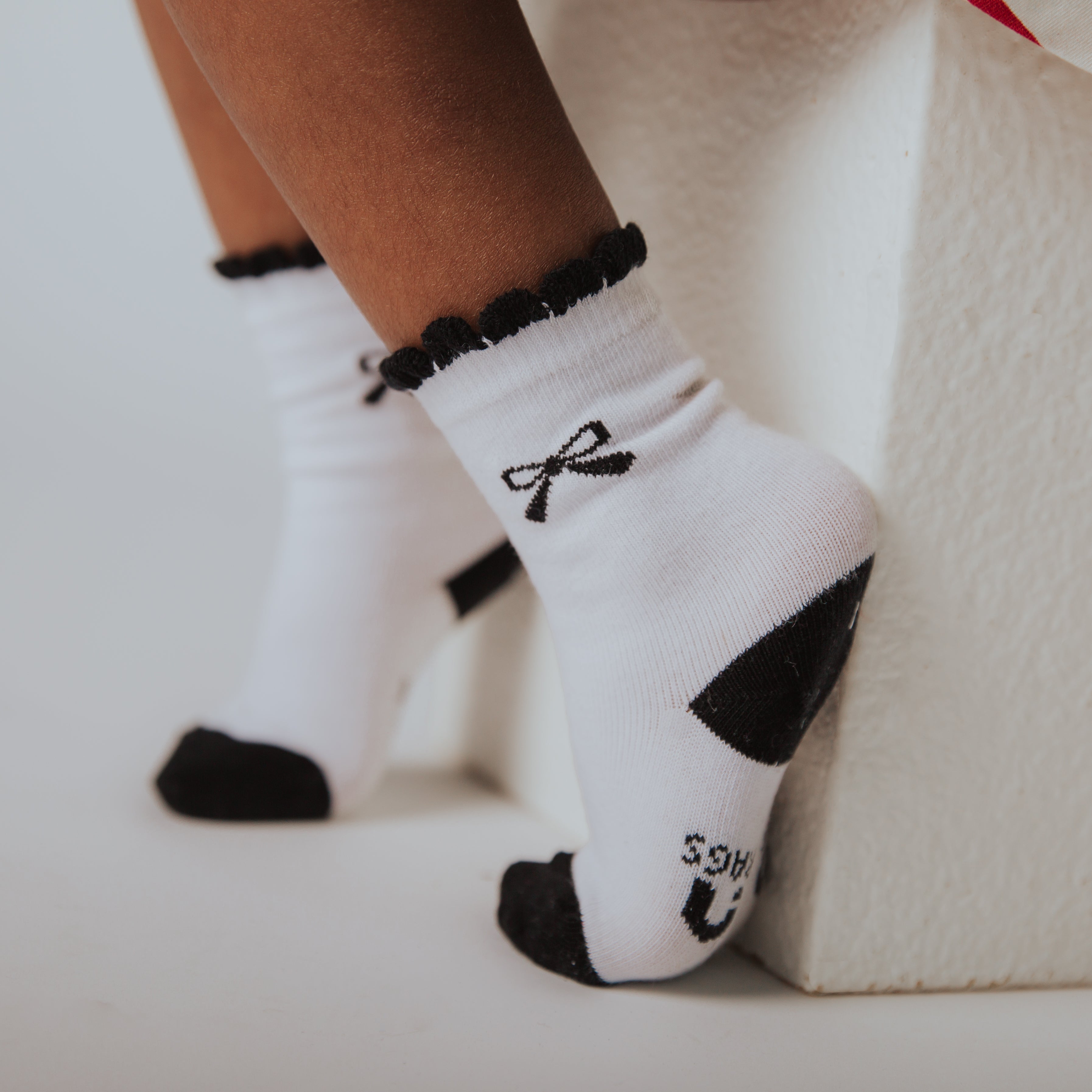 Crew Socks - Tiny Bow