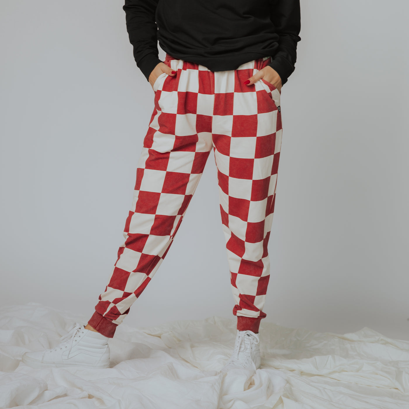 Adult Unisex Joggers - Holiday Check