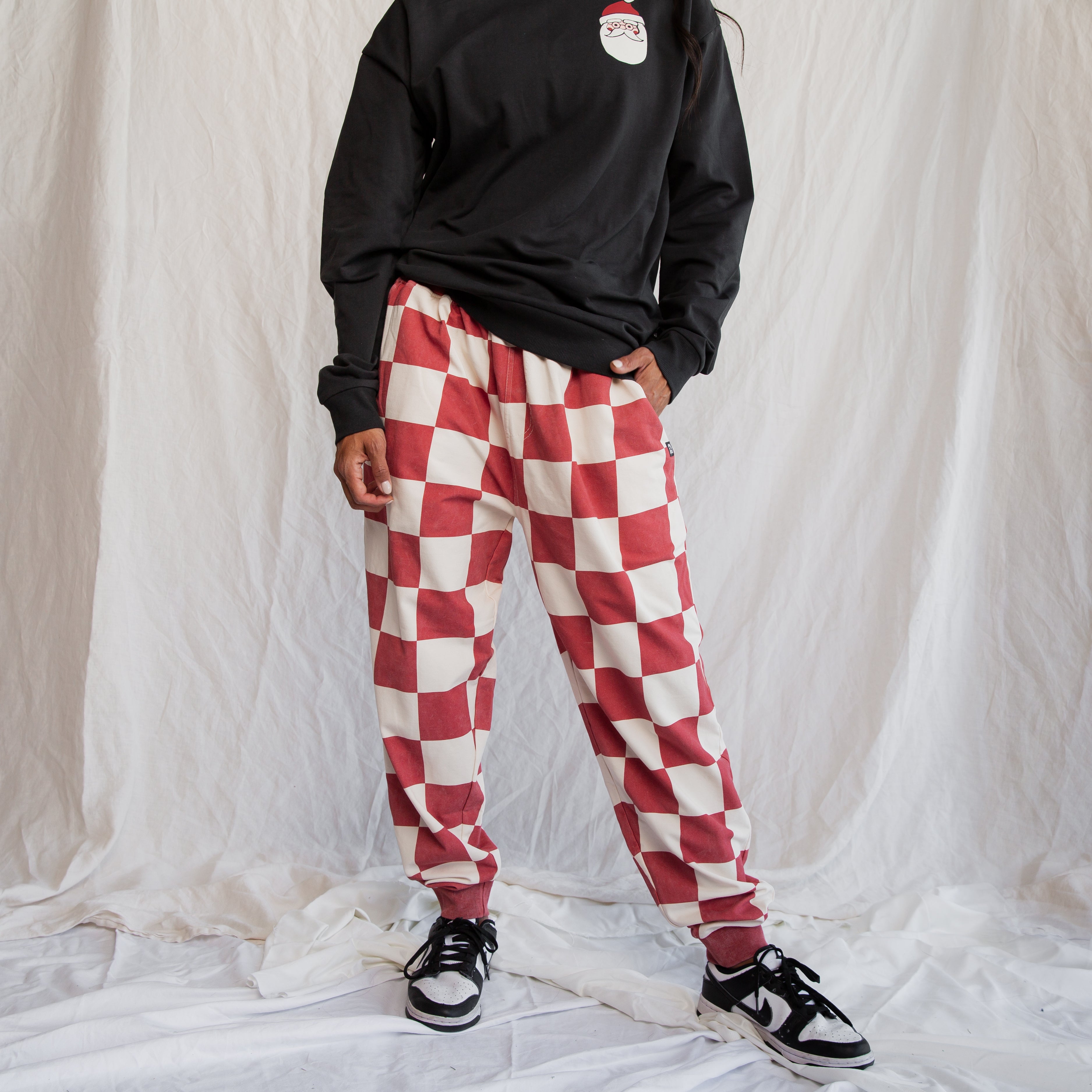 Adult Unisex Joggers - Holiday Check