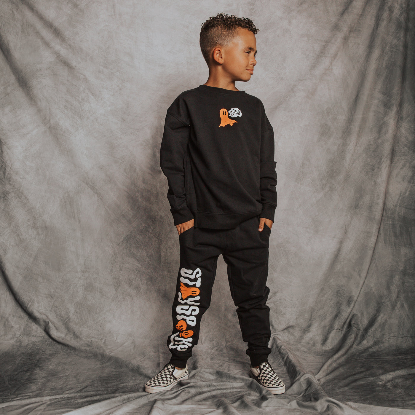 Relaxed Fit Joggers - 'Stay Spooky'