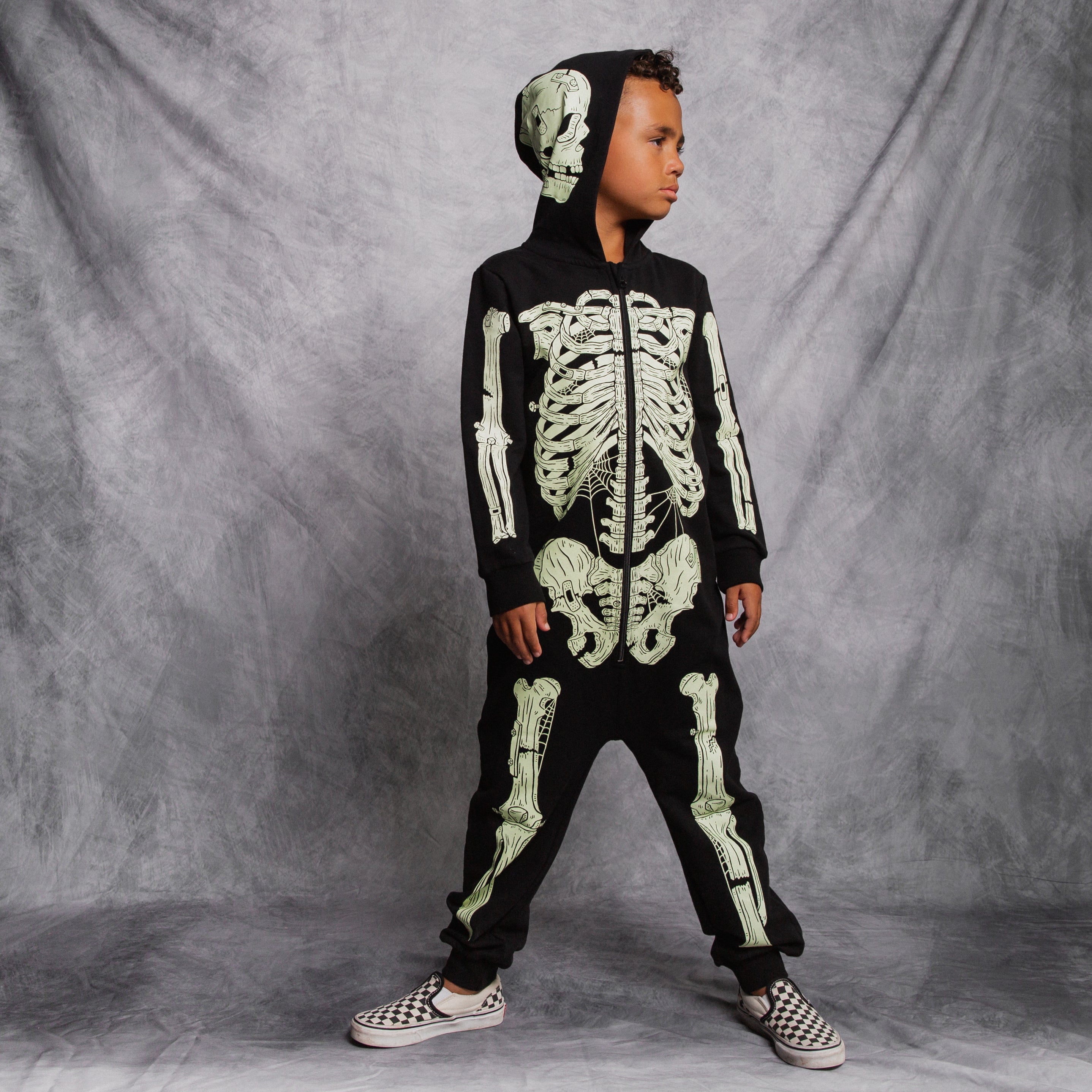 Zip Jumpsuit -'Skelly Zip Jumpsuit'