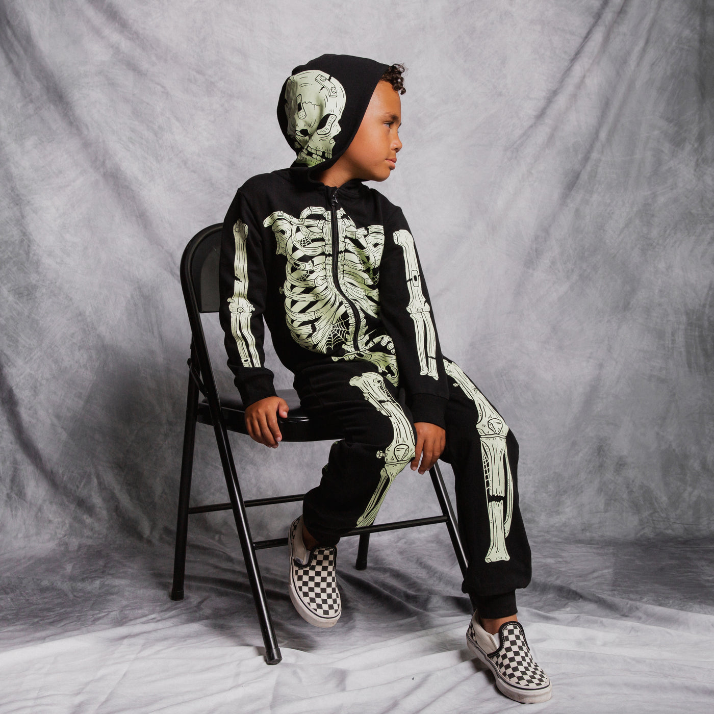 Zip Jumpsuit -'Skelly Zip Jumpsuit'