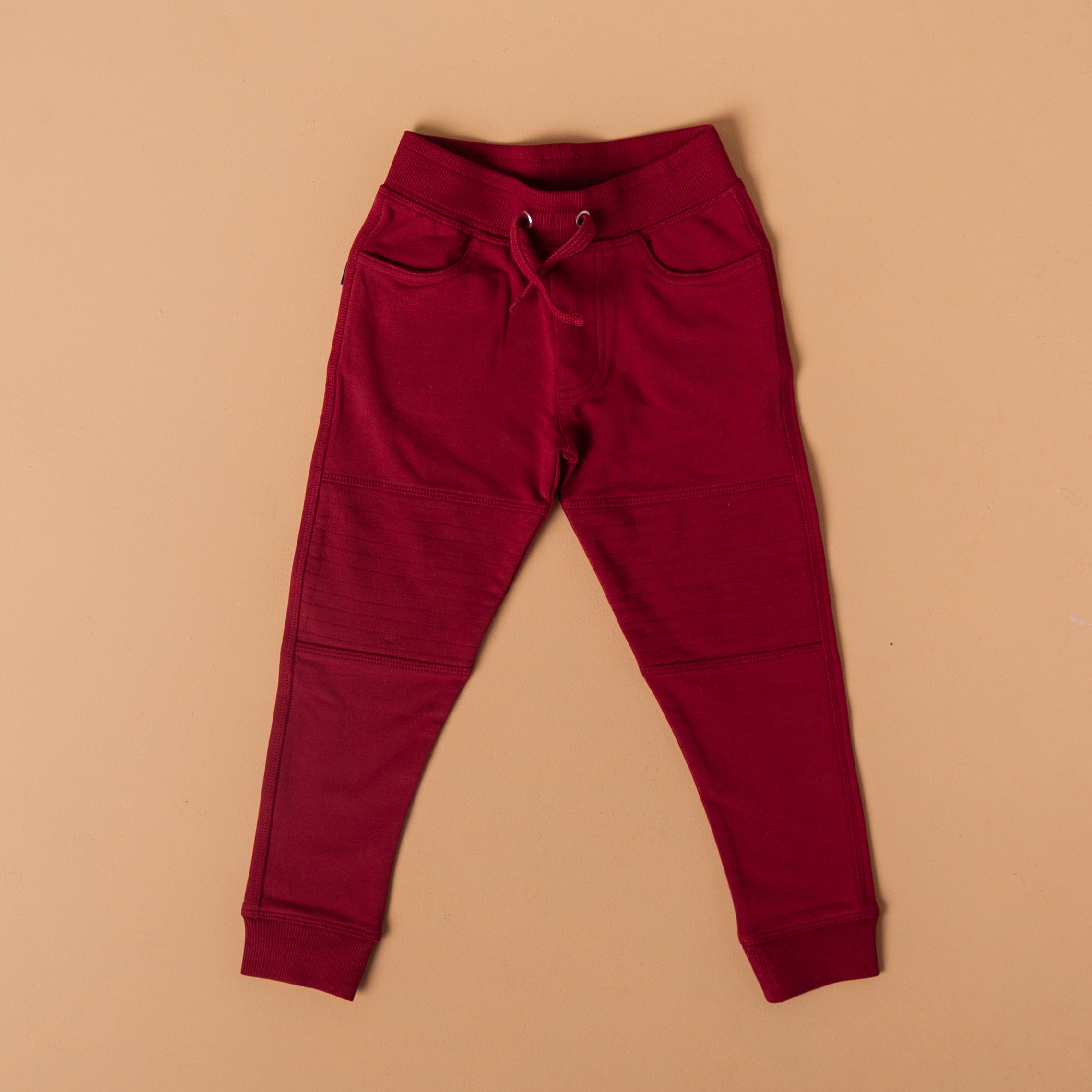 Moto Kids Joggers - 'Red'