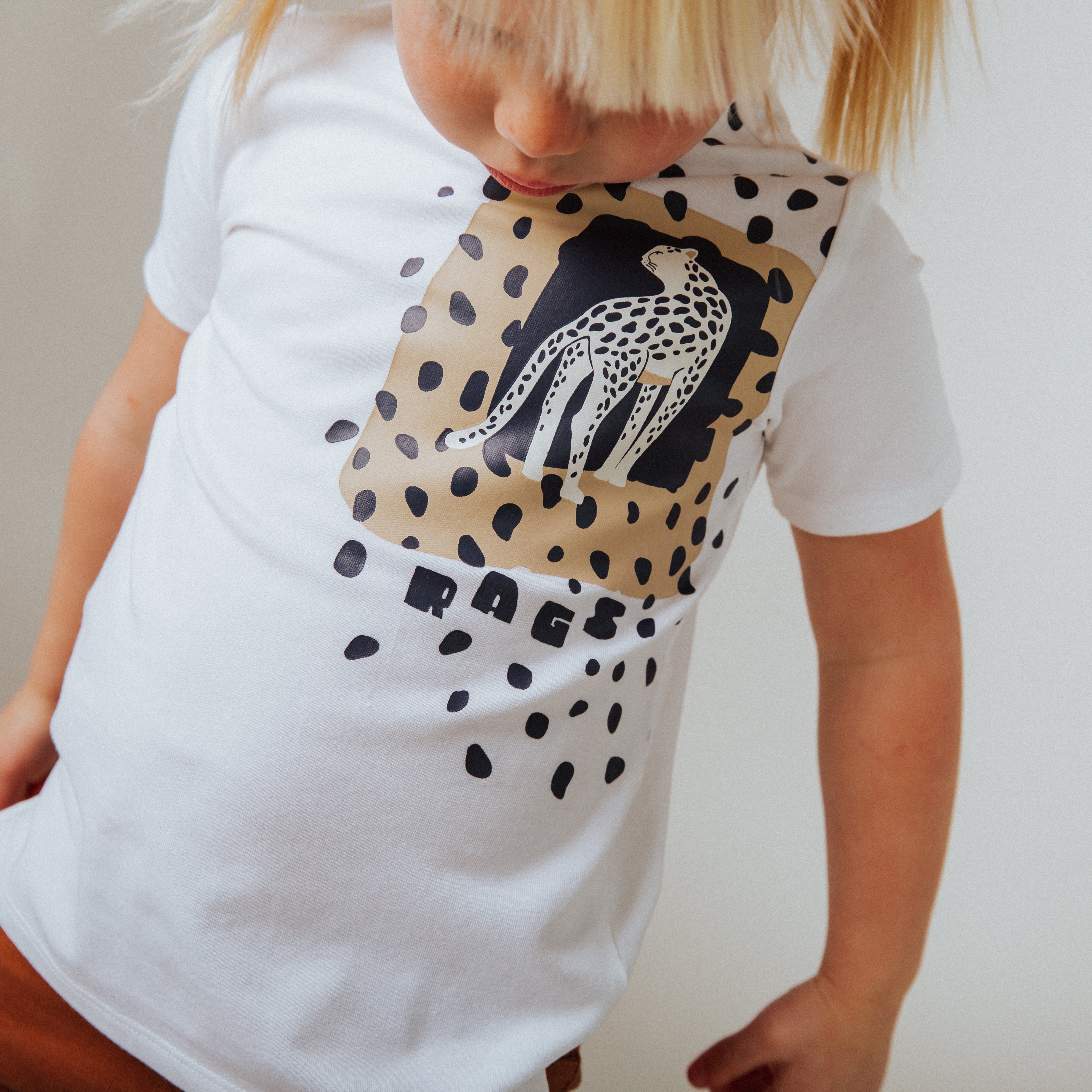 Short Sleeve Tee - 'Cheetah Pose'