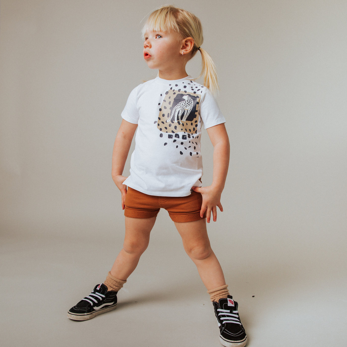 Short Sleeve Tee - 'Cheetah Pose'