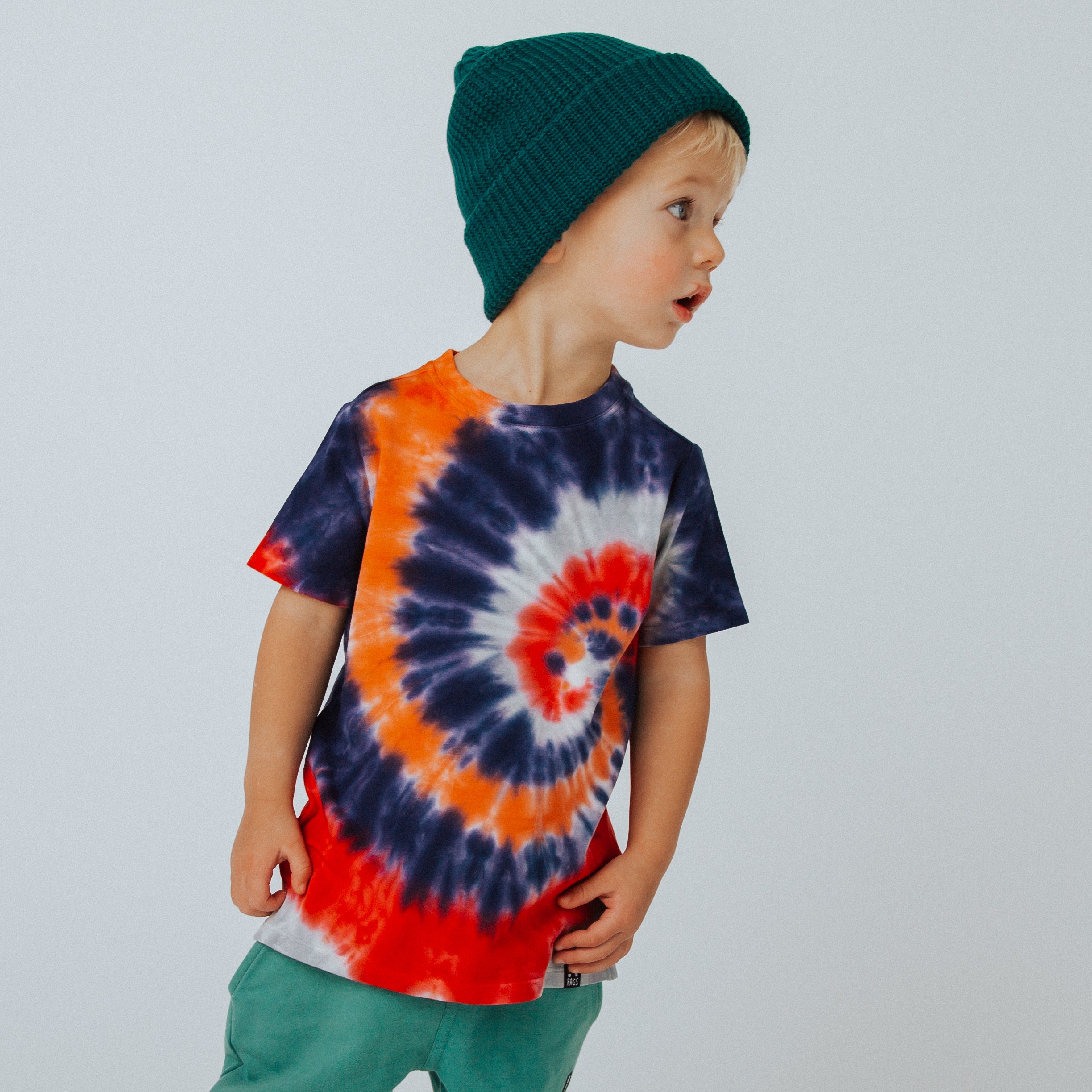 Short Sleeve Tee - Retro Tie Dye