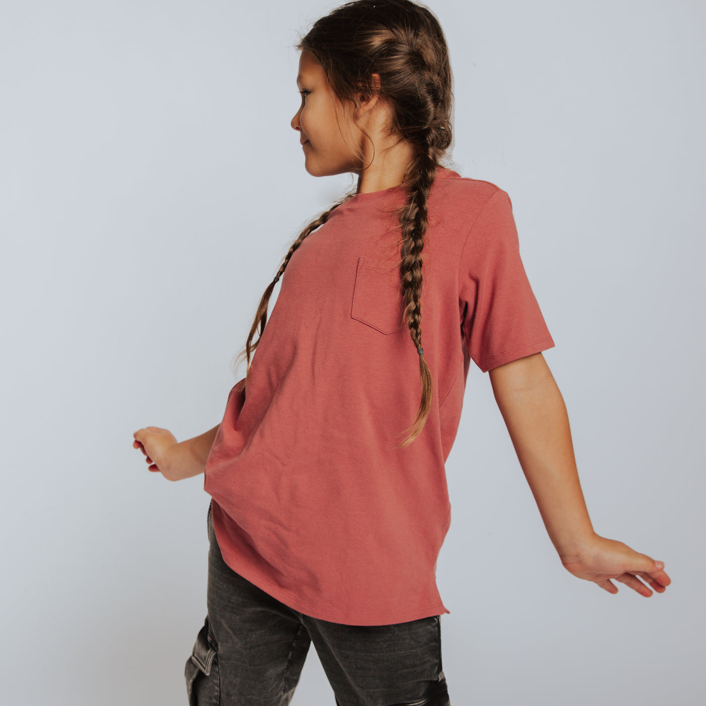 Essentials Short Sleeve Tee - Faded Rose