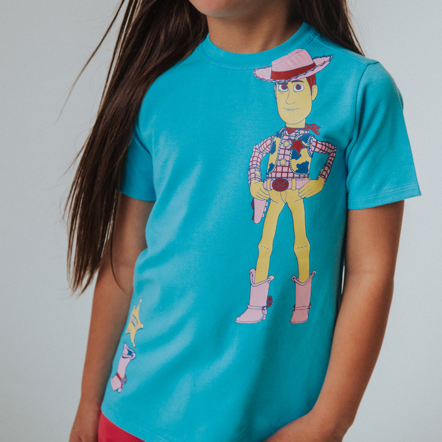 Short Sleeve Kids Tee - 'Toy Story Woody (FINAL SALE)' - Disney Pixar Collection from RAGS