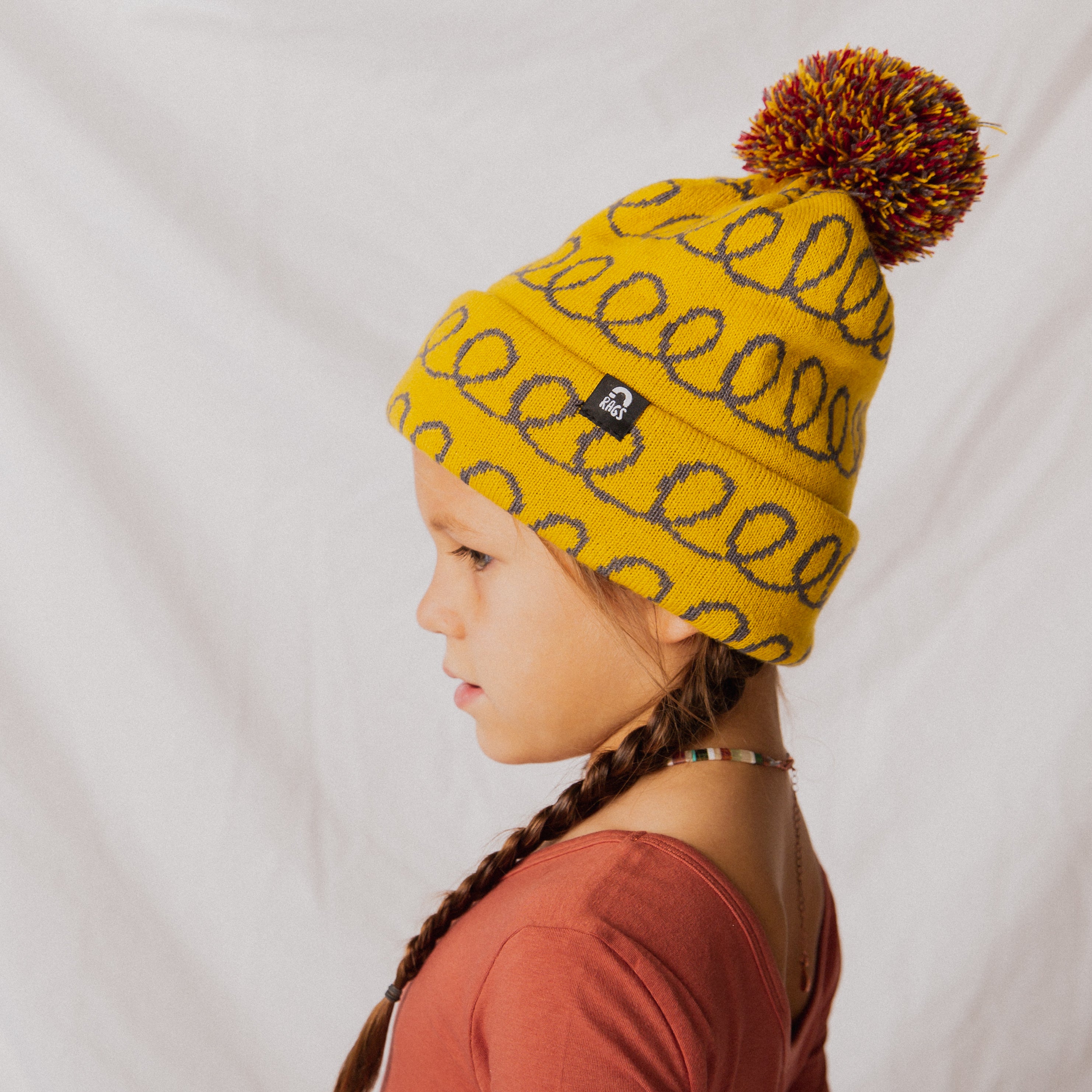 Solid Pom Pom Beanie - CollegeWear, Inc