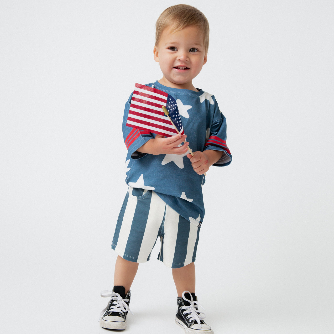 Drop Shoulder Tee - Big Stars
