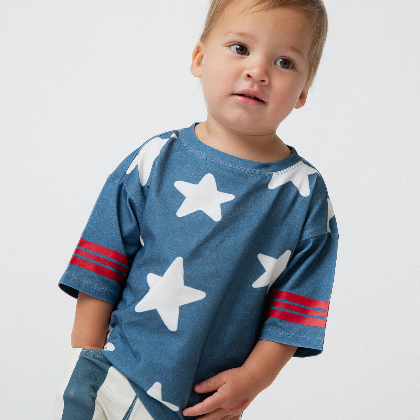 Drop Shoulder Tee - Big Stars