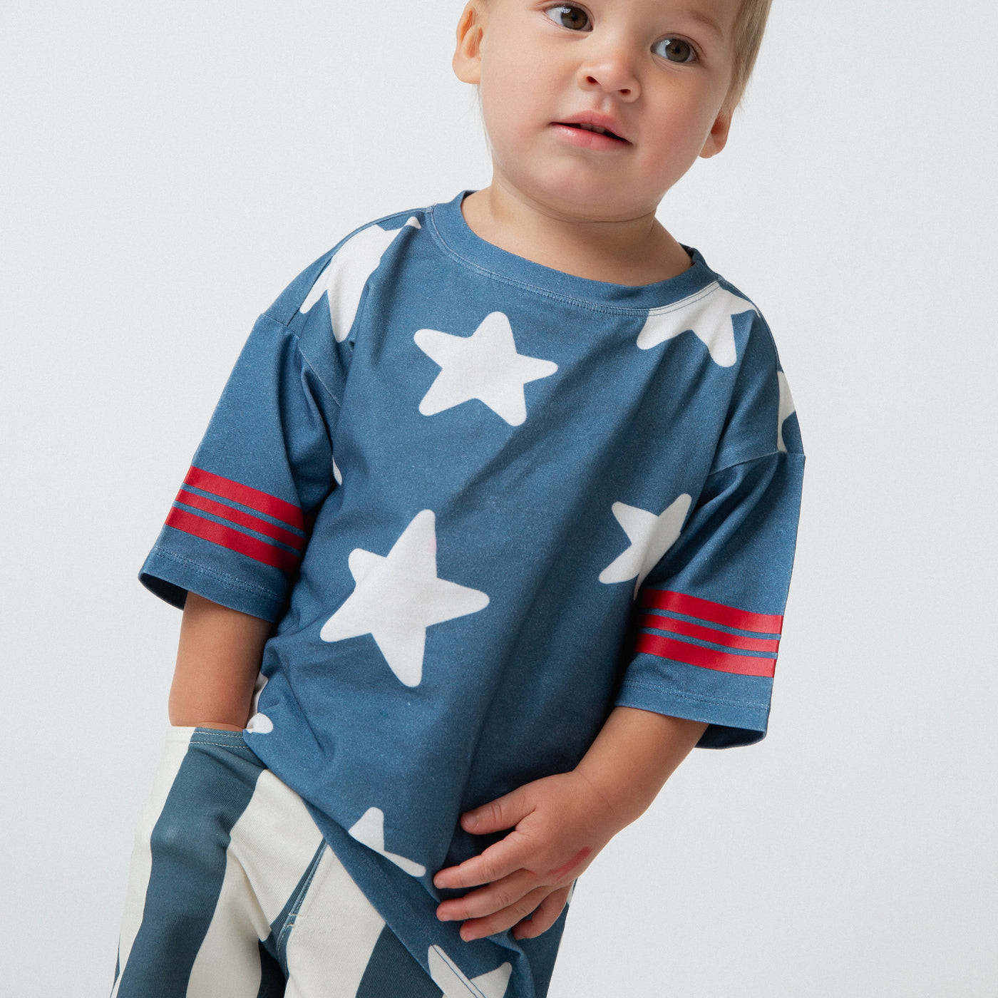 Drop Shoulder Tee - Big Stars
