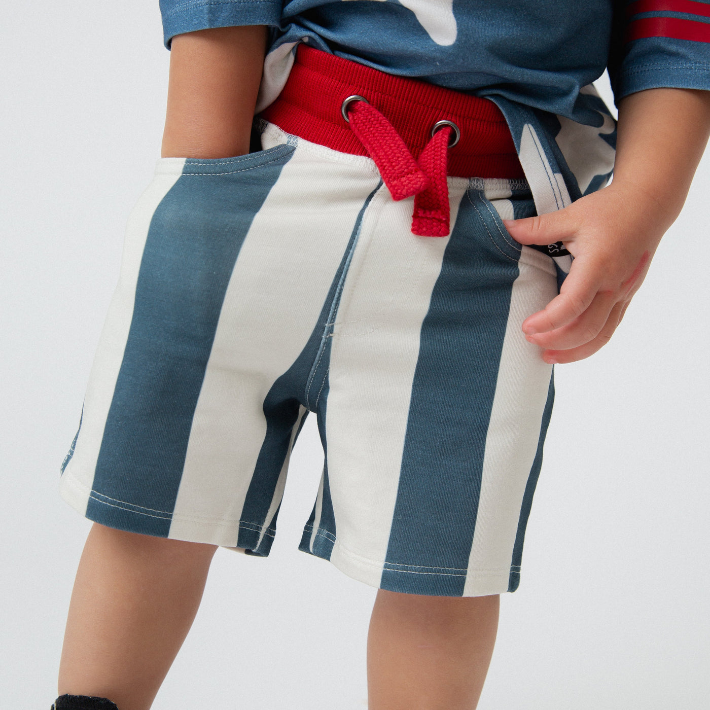 Kids Shorts - Blue Stripe