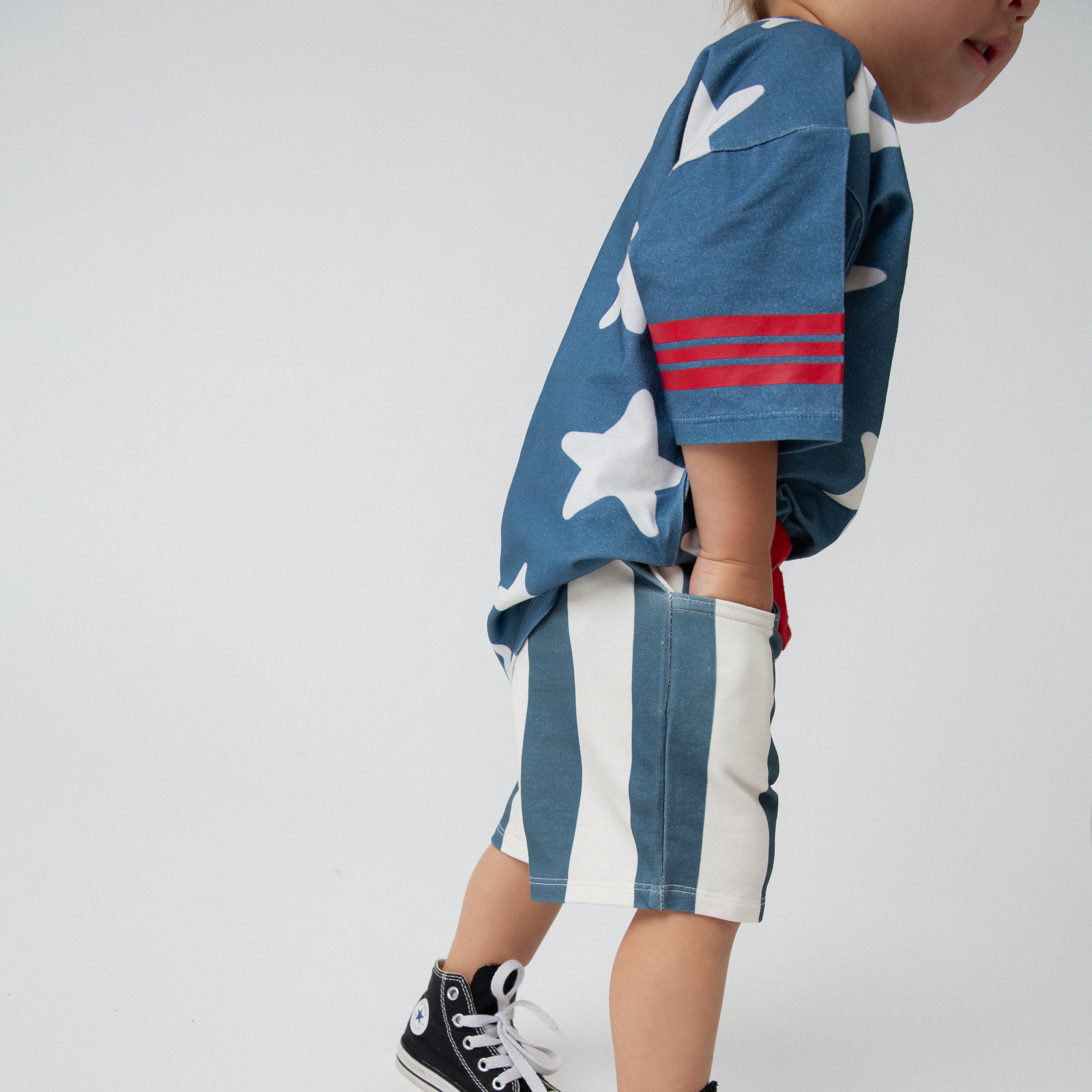 Drop Shoulder Tee - Big Stars