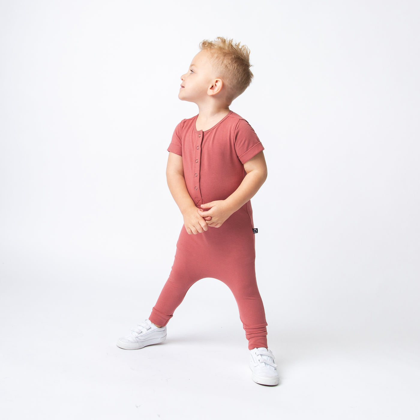 Essentials Rag Romper - Faded Rose