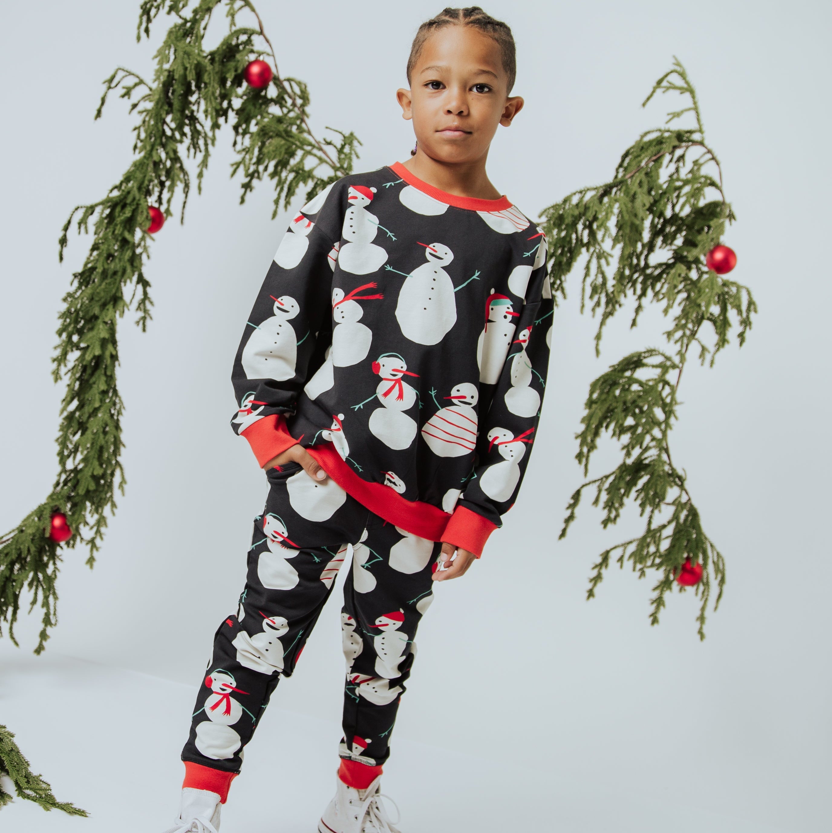 Kids Crewneck - Snowmen