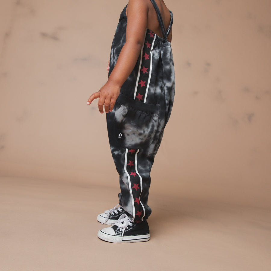 Strappy Jumper - Black Tie Dye