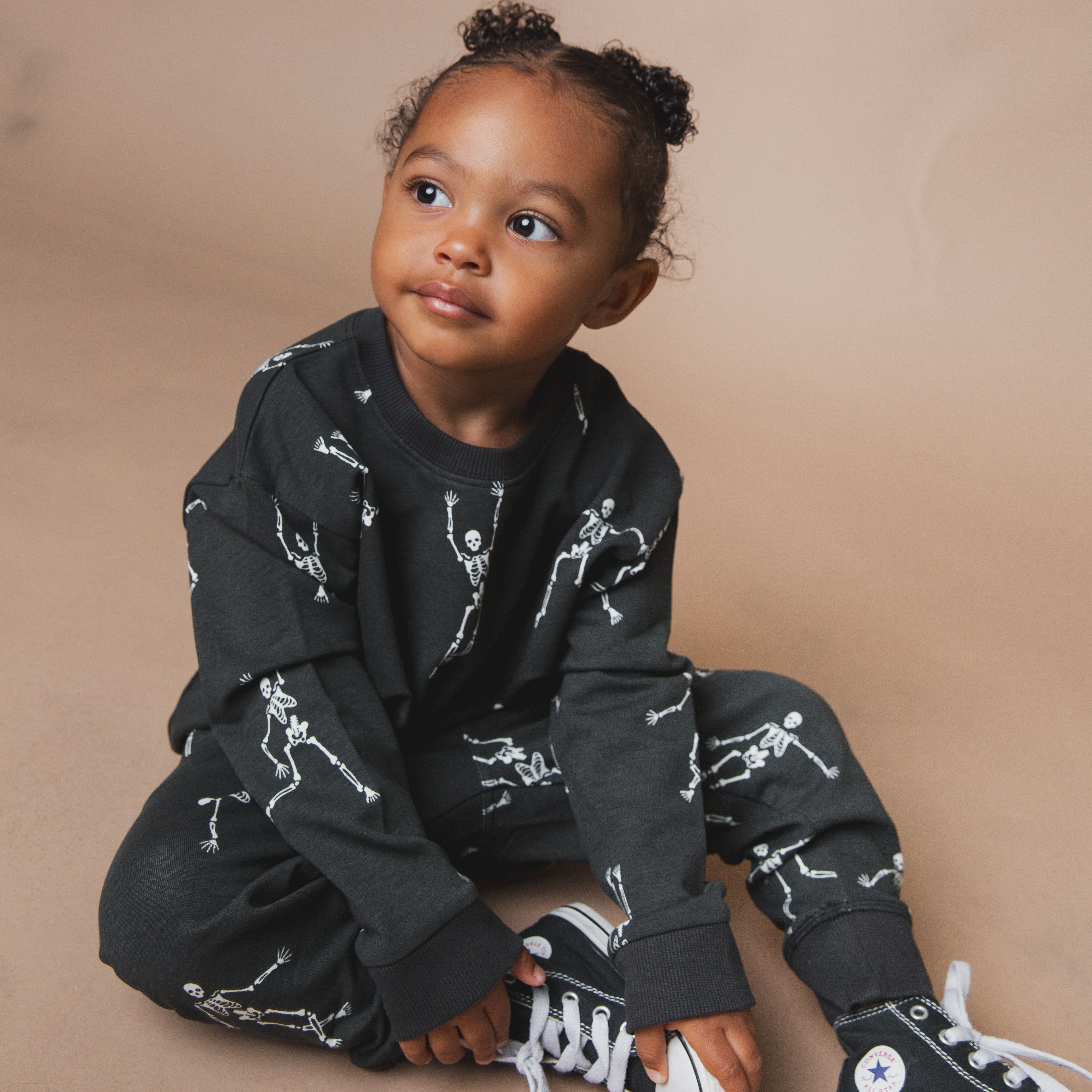 Kids Crewneck - All Over Skelly