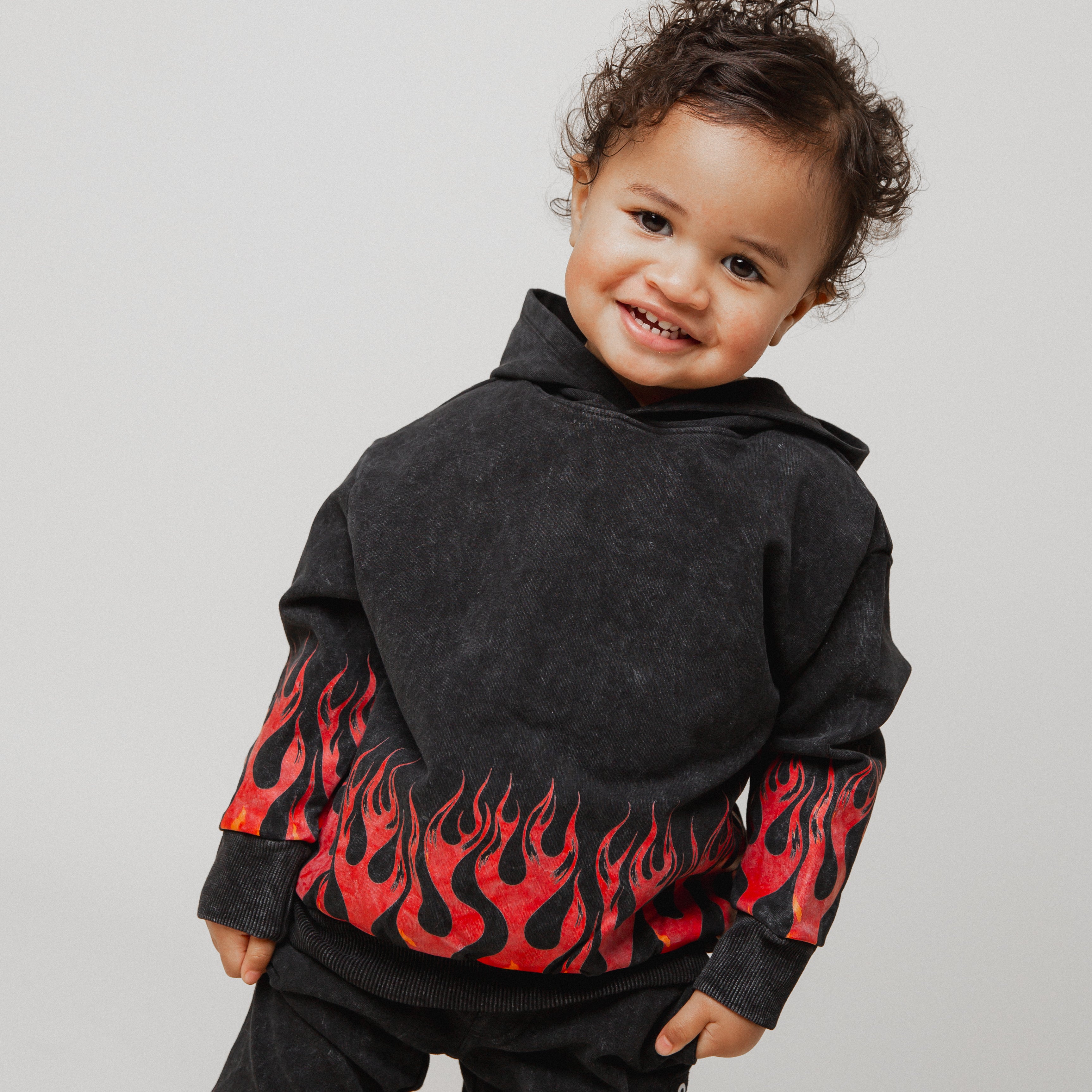 Kids Hoodie - Flames
