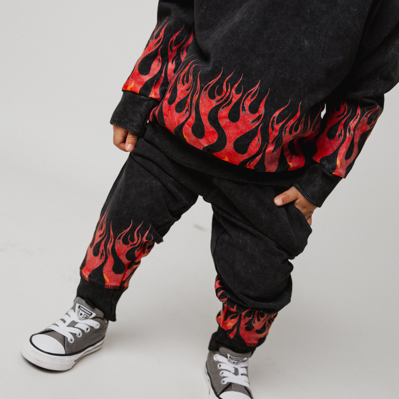 Relaxed Fit Joggers - Flames