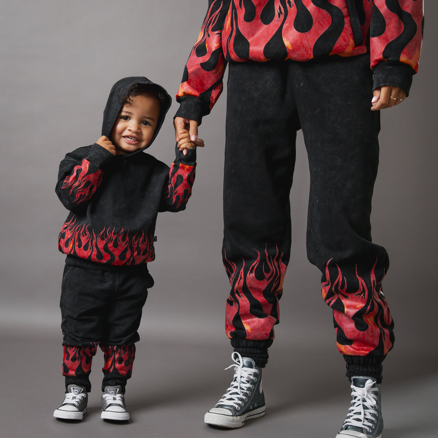 Relaxed Fit Joggers - Flames