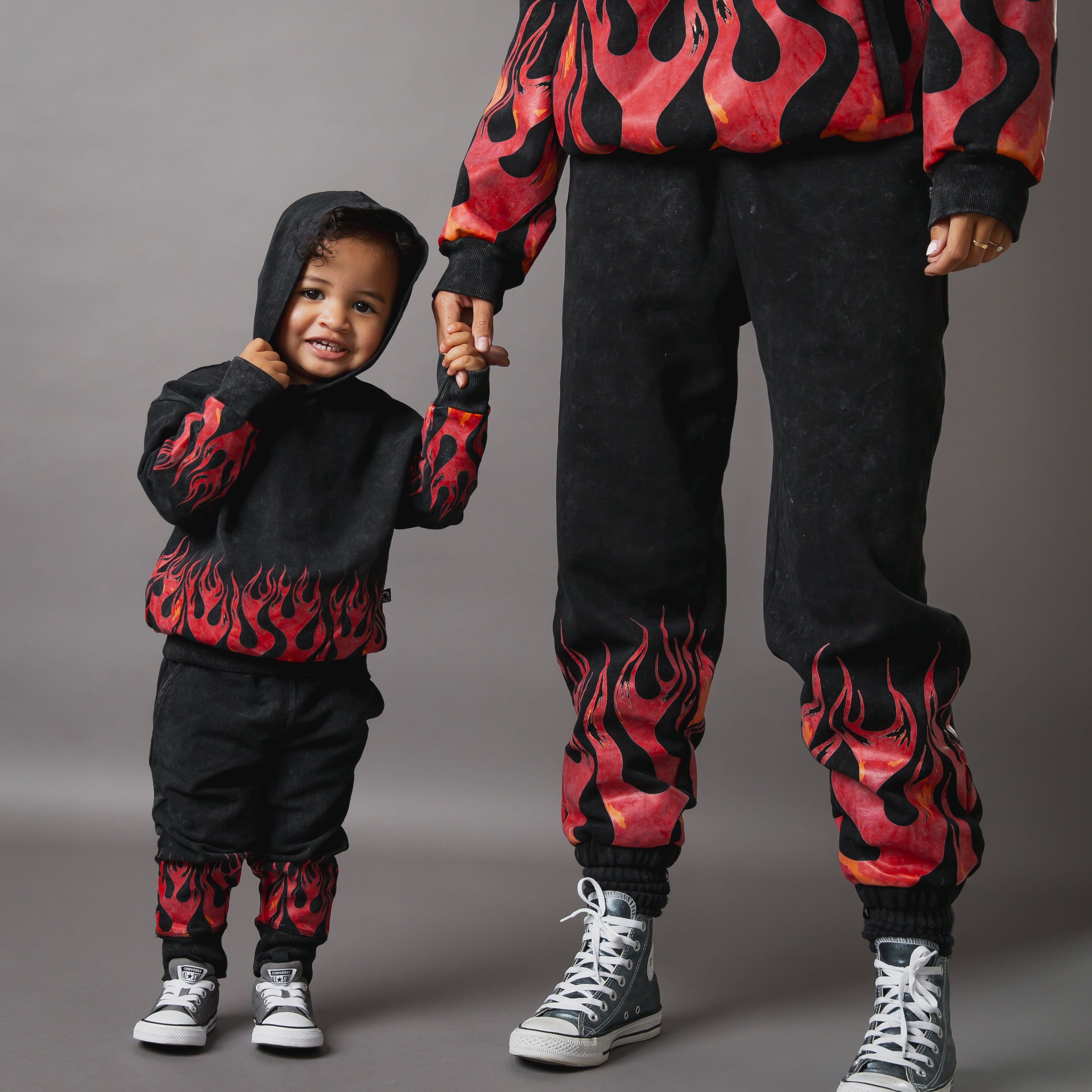 Relaxed Fit Joggers - Flames